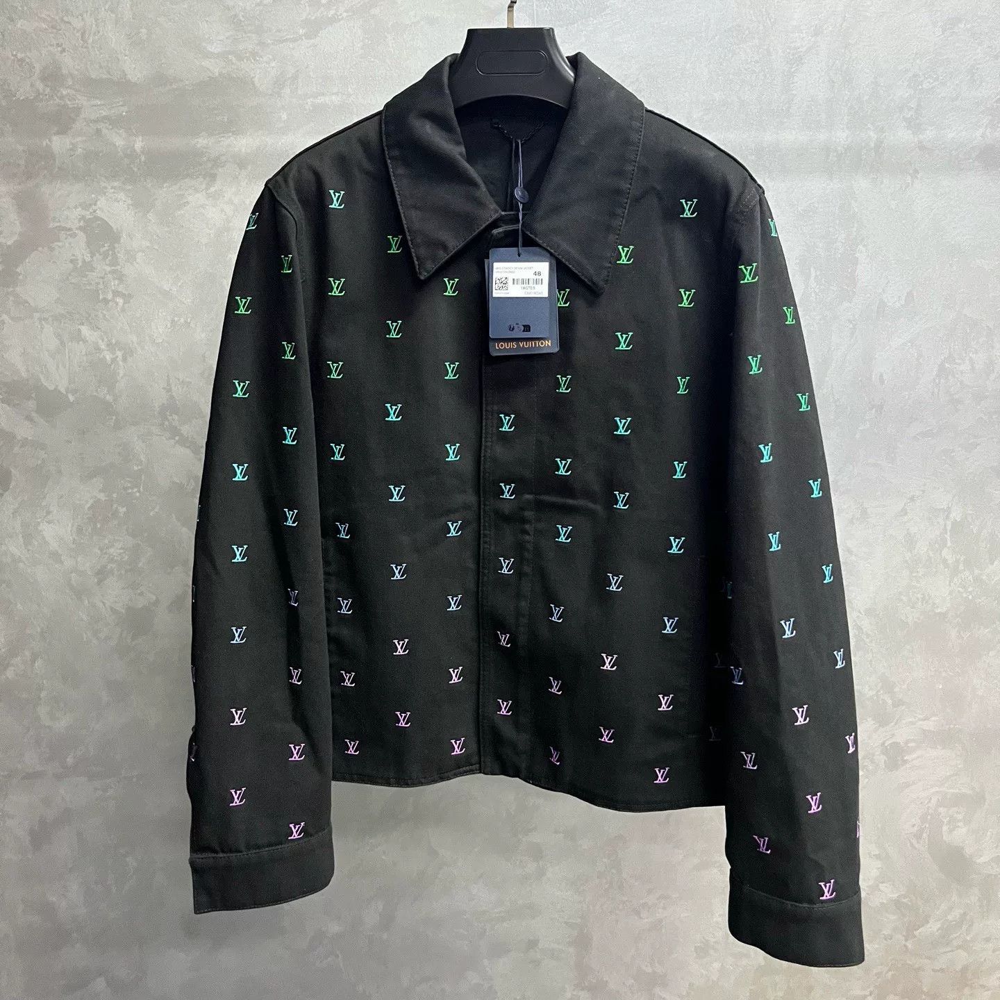 Louis Vuitton Louis Vuitton Retro Printed Blue Light Jacket xs Men Size US XS / EU 42 / 0 - 1 Thumbnail