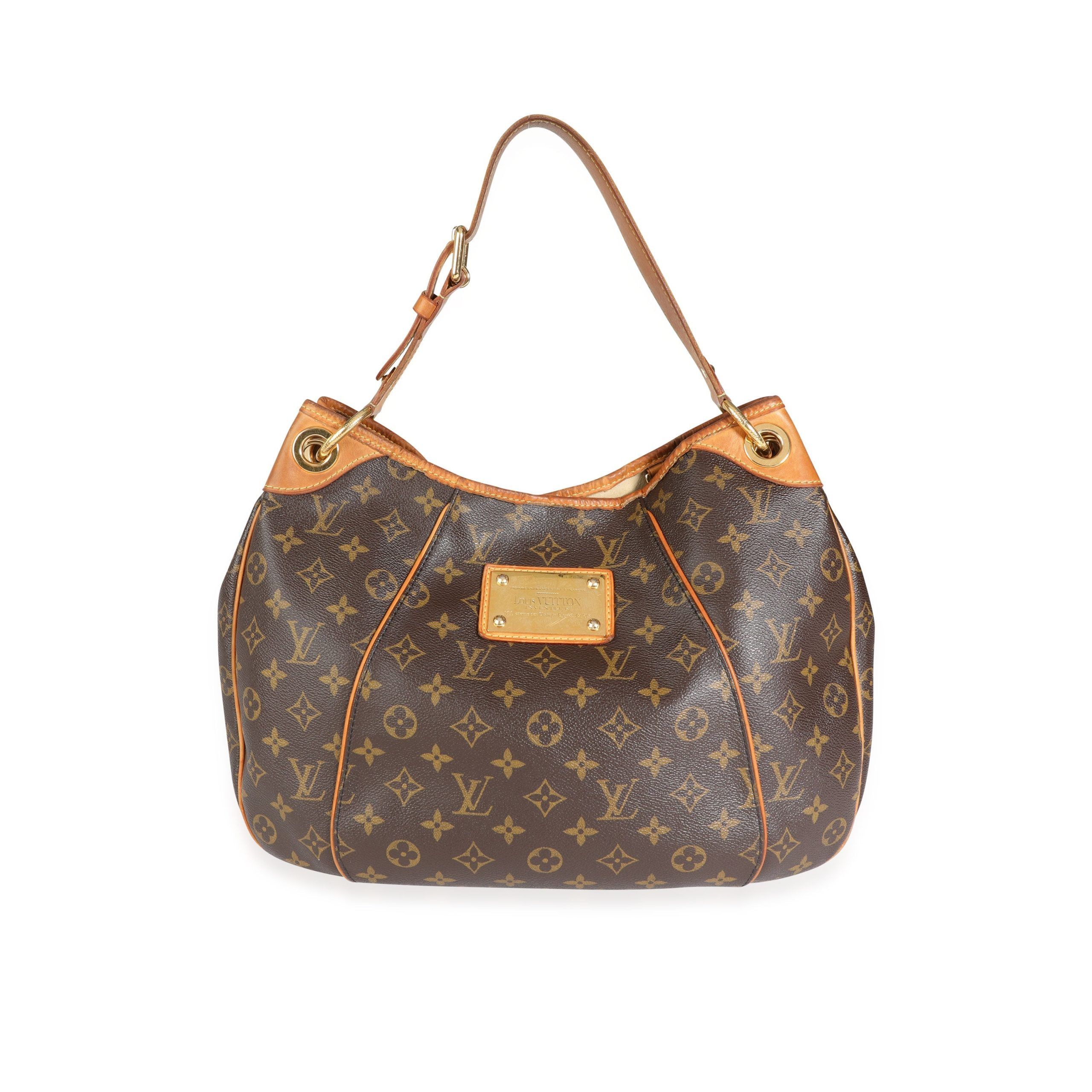 image of Louis Vuitton Monogram Canvas Galliera Mm in Brown, Women's