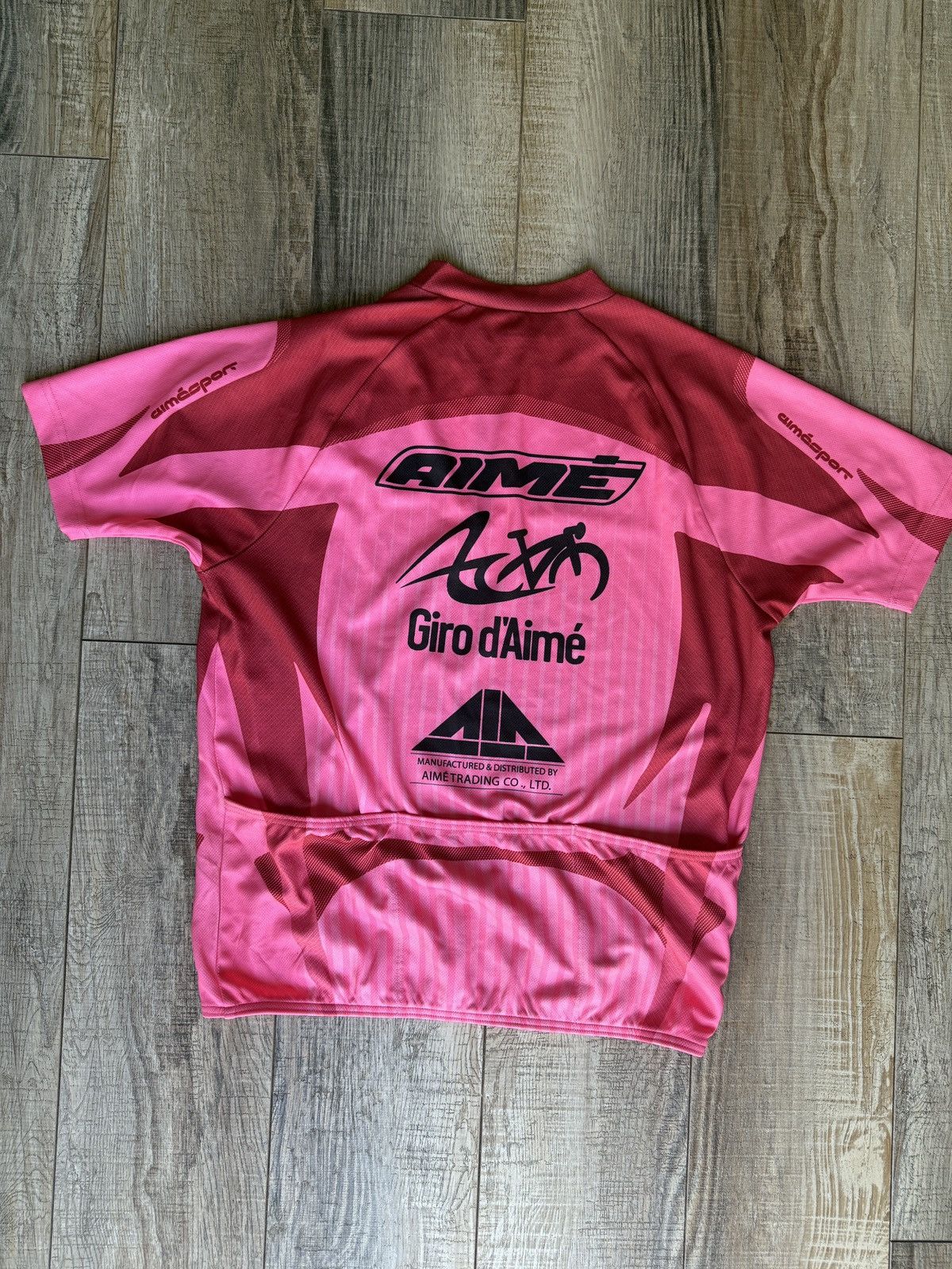 Aime Leon Dore Aime Leon Dore Cycling Jersey - Pink Size US L / EU 52-54 / 3 - 3 Thumbnail