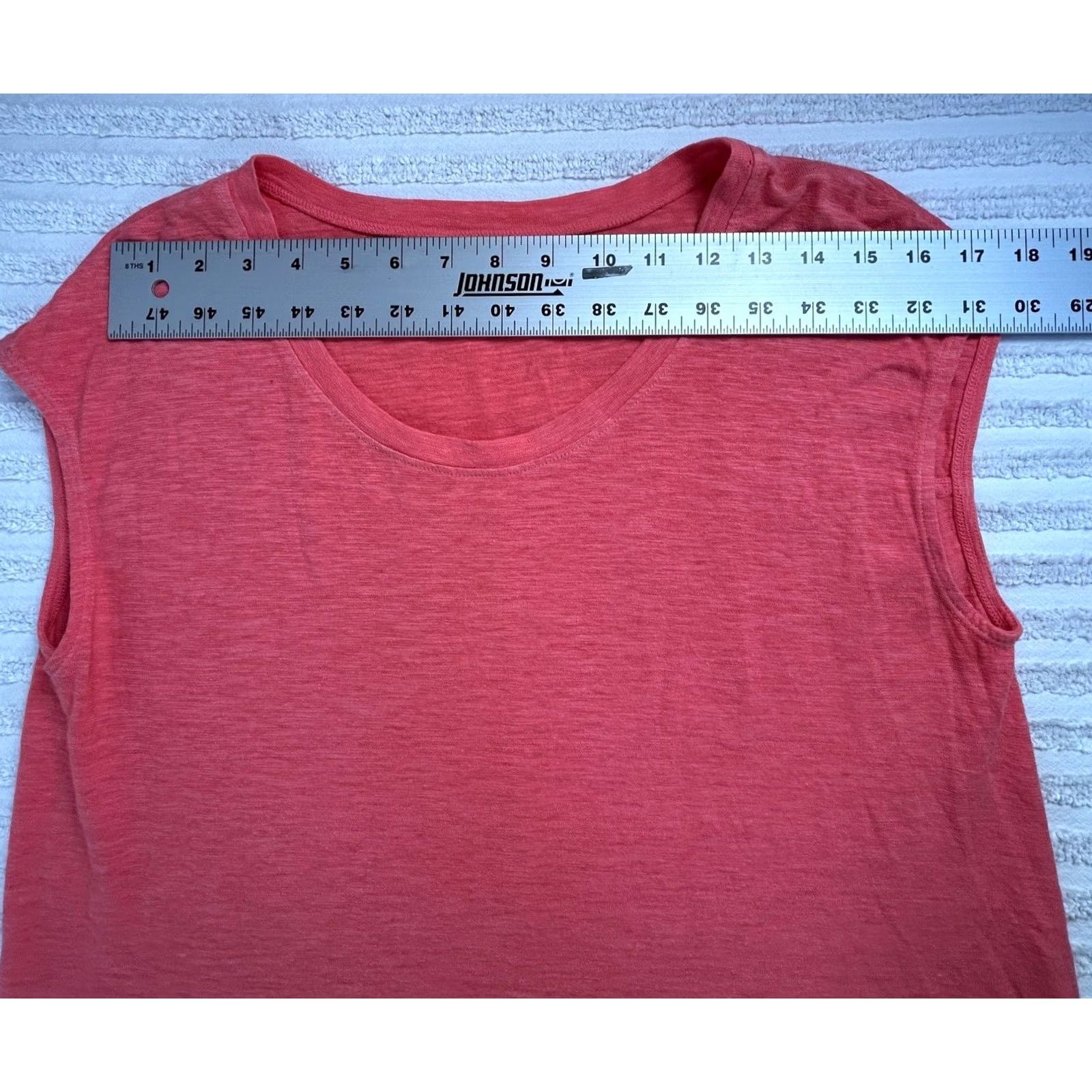 Eileen Fisher Eileen Fisher Womens T-Shirt Scoop Neck Cap Sleeve Red XS Pullover Casual Size XS / US 0-2 / IT 36-38 - 4 Thumbnail