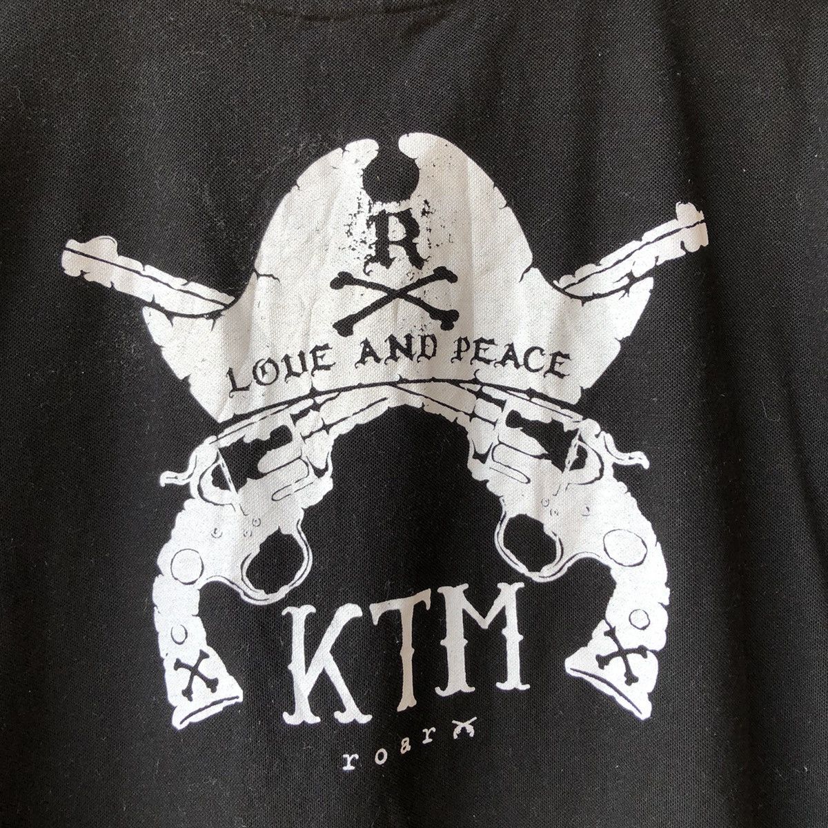Naked & Famous KTM Love And Peace Polo Tshirt Size US XL / EU 56 / 4 - 8 Thumbnail