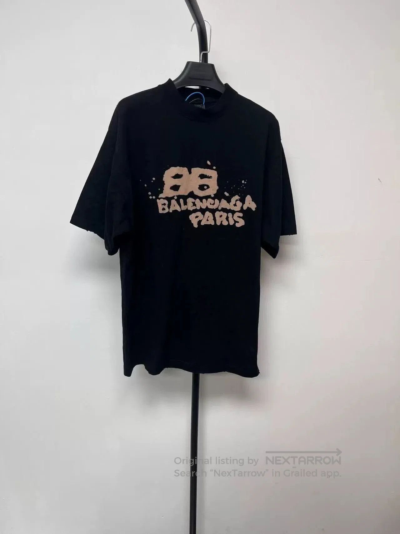 Balenciaga Balenciaga Letter Print Crewneck Short-Sleeve T-Shirt. Size XXS / US 00 / IT 34 - 1 Thumbnail