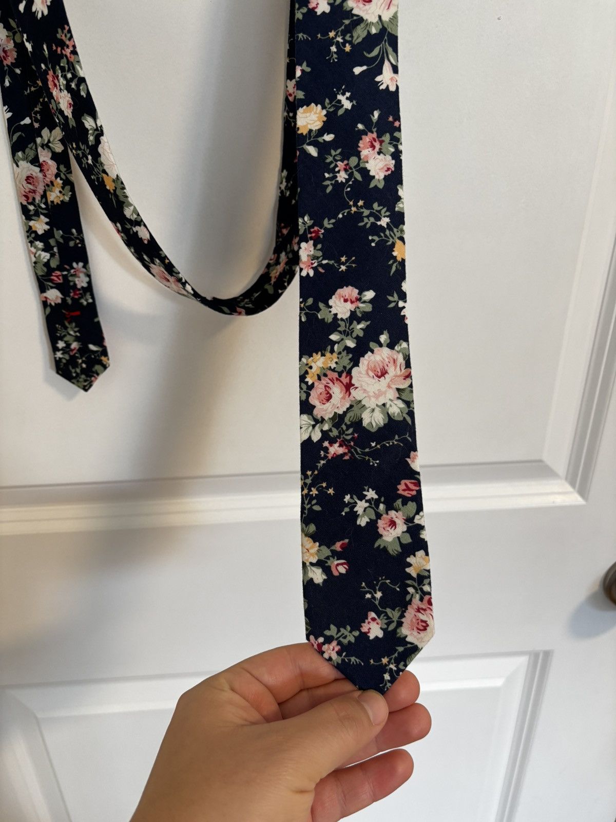 Other Cotton Flower Print Tie Size ONE SIZE - 3 Thumbnail