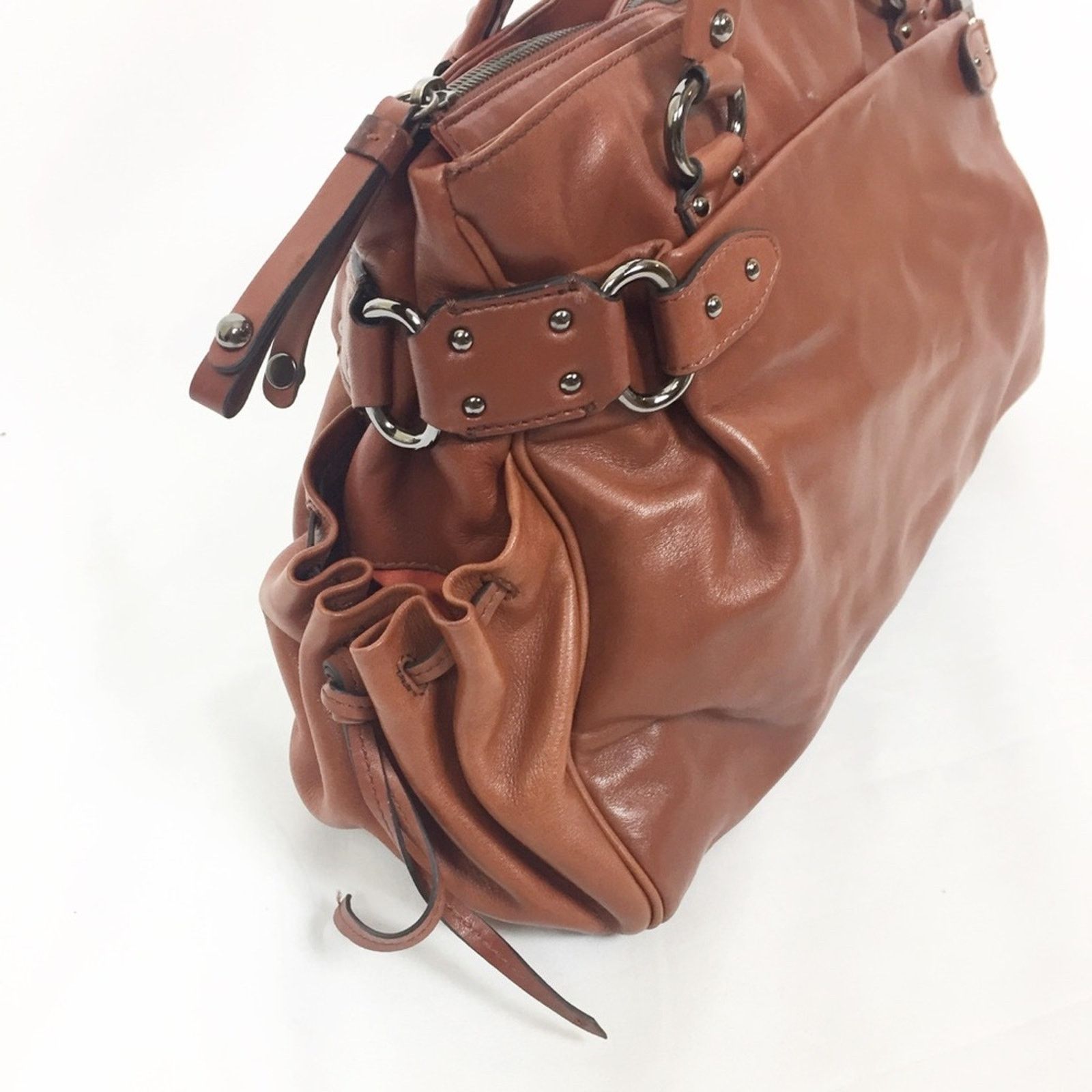 Cole Haan Cole Haan Stephanie H05 Brown Leather Handbag Size ONE SIZE - 2 Thumbnail