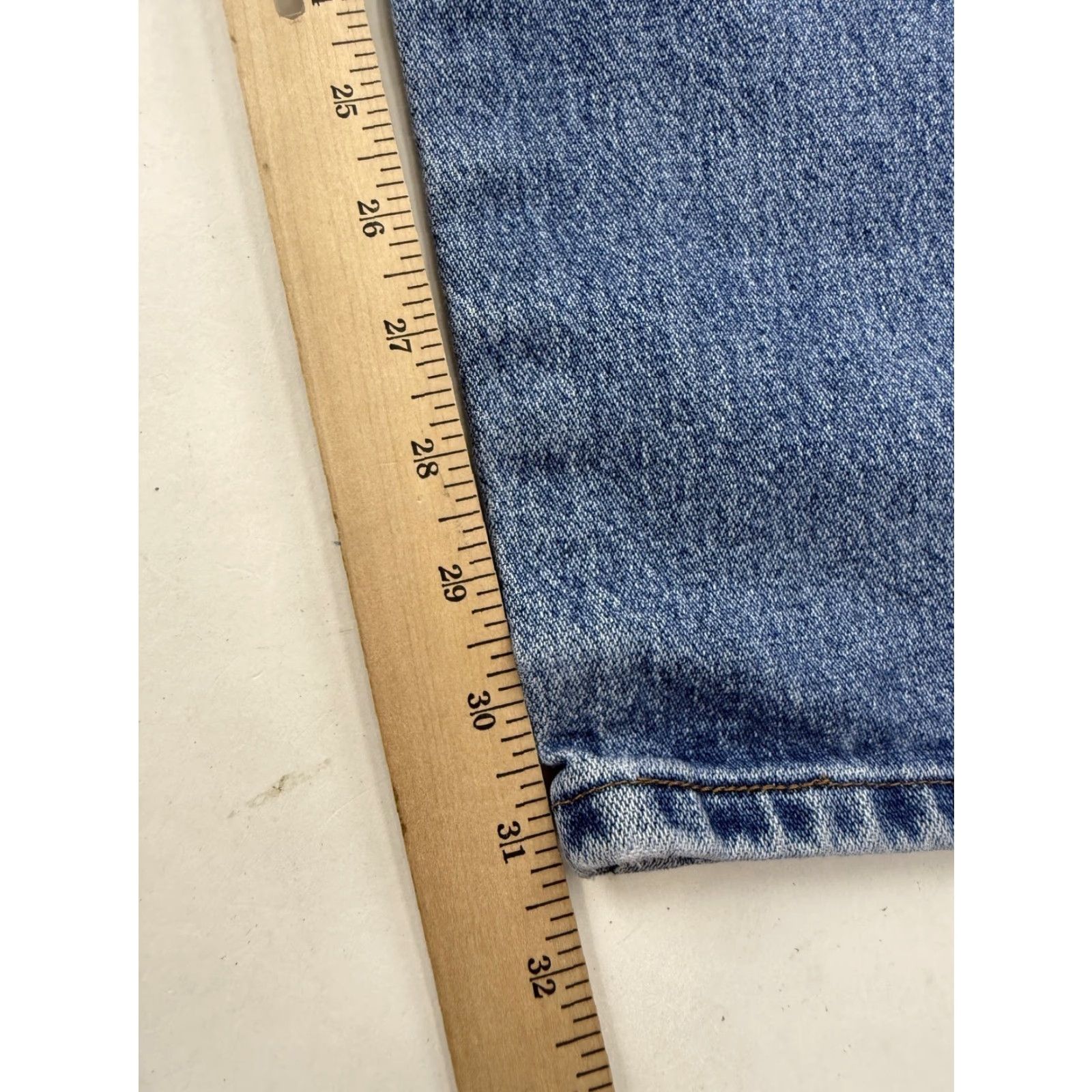 Wrangler Wrangler Jeans Mens 33x31 Blue Relaxed Fit Straight Leg 100% Cotton Denim 3K Size US 33 - 6 Thumbnail