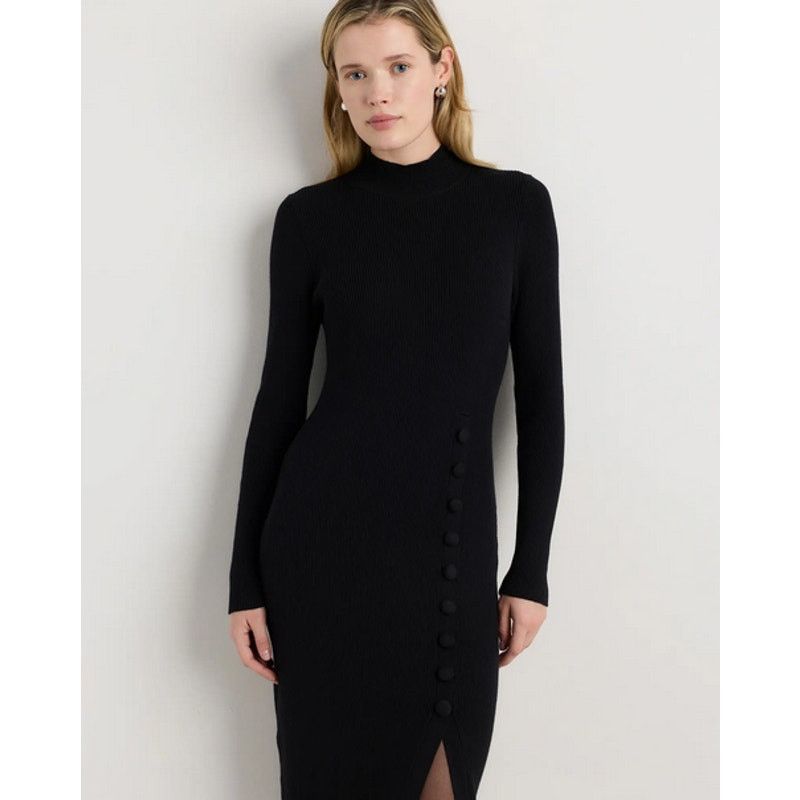 Quince Quince Cashmere Turtleneck Sweater Dress Black S NWT Size S / US 4 / IT 40 - 3 Thumbnail