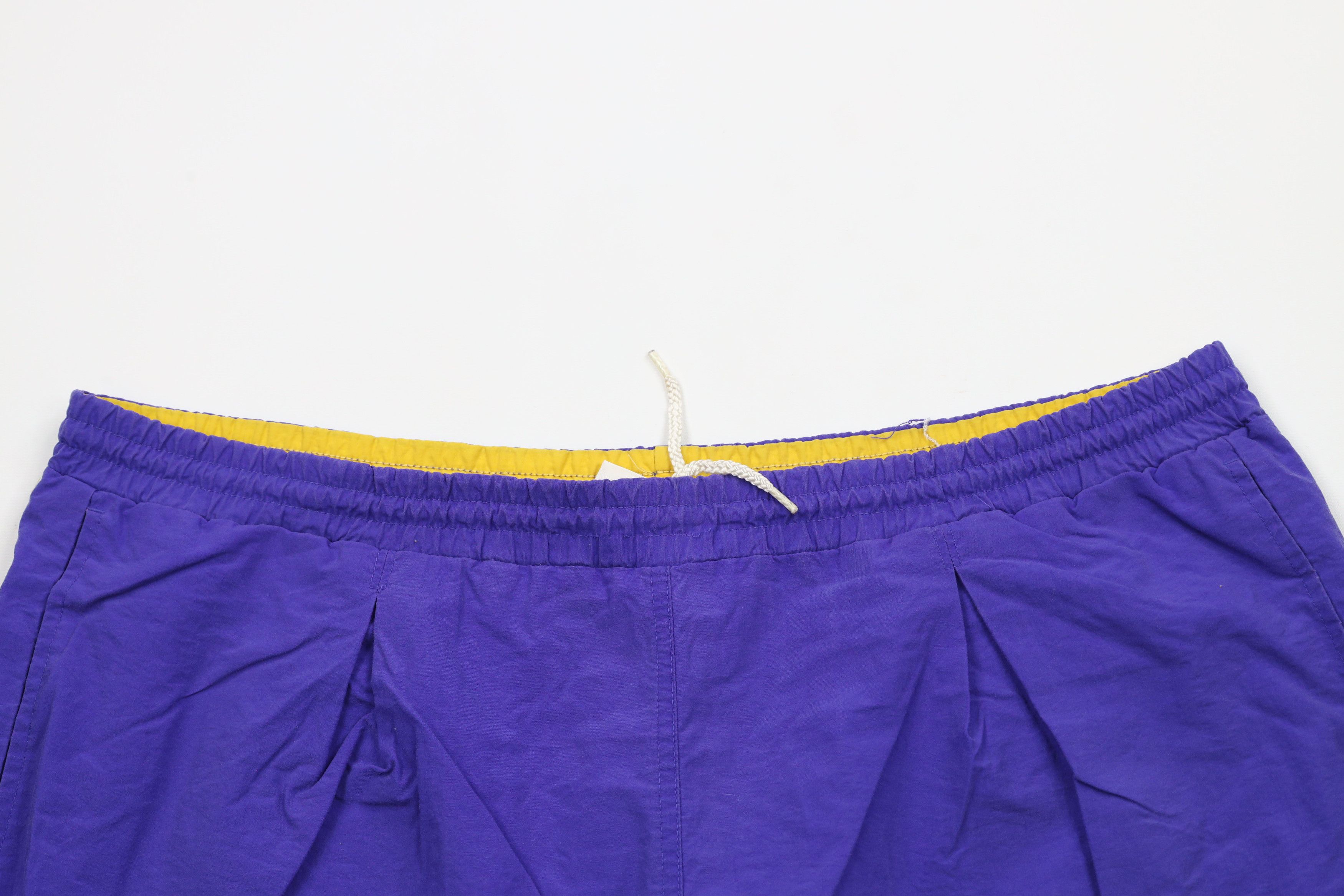 Nike × Vintage Vintage 90s Nike Block Above Knee Shorts LA Lakers AS IS Size US 34 / EU 50 - 2 Thumbnail