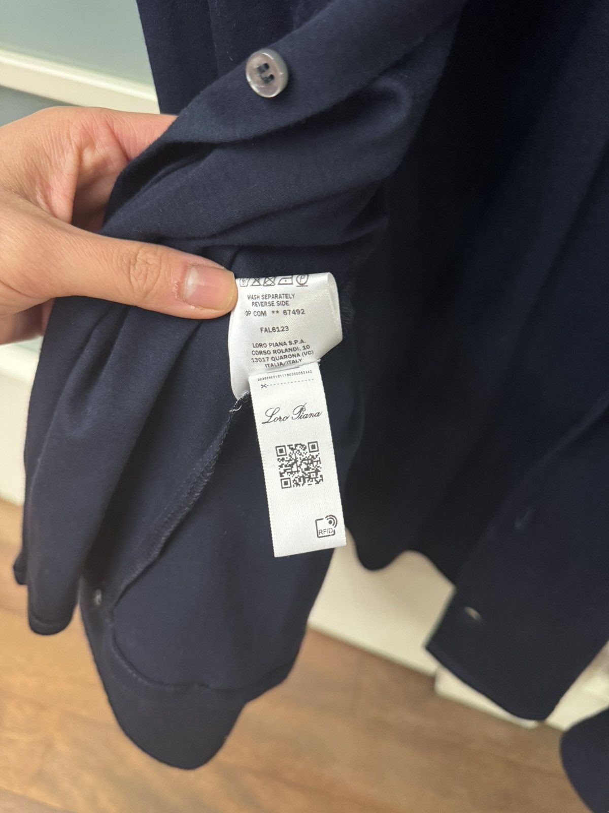 Loro Piana Loro Piana Jersey Shirt Size US XL / EU 56 / 4 - 5 Thumbnail