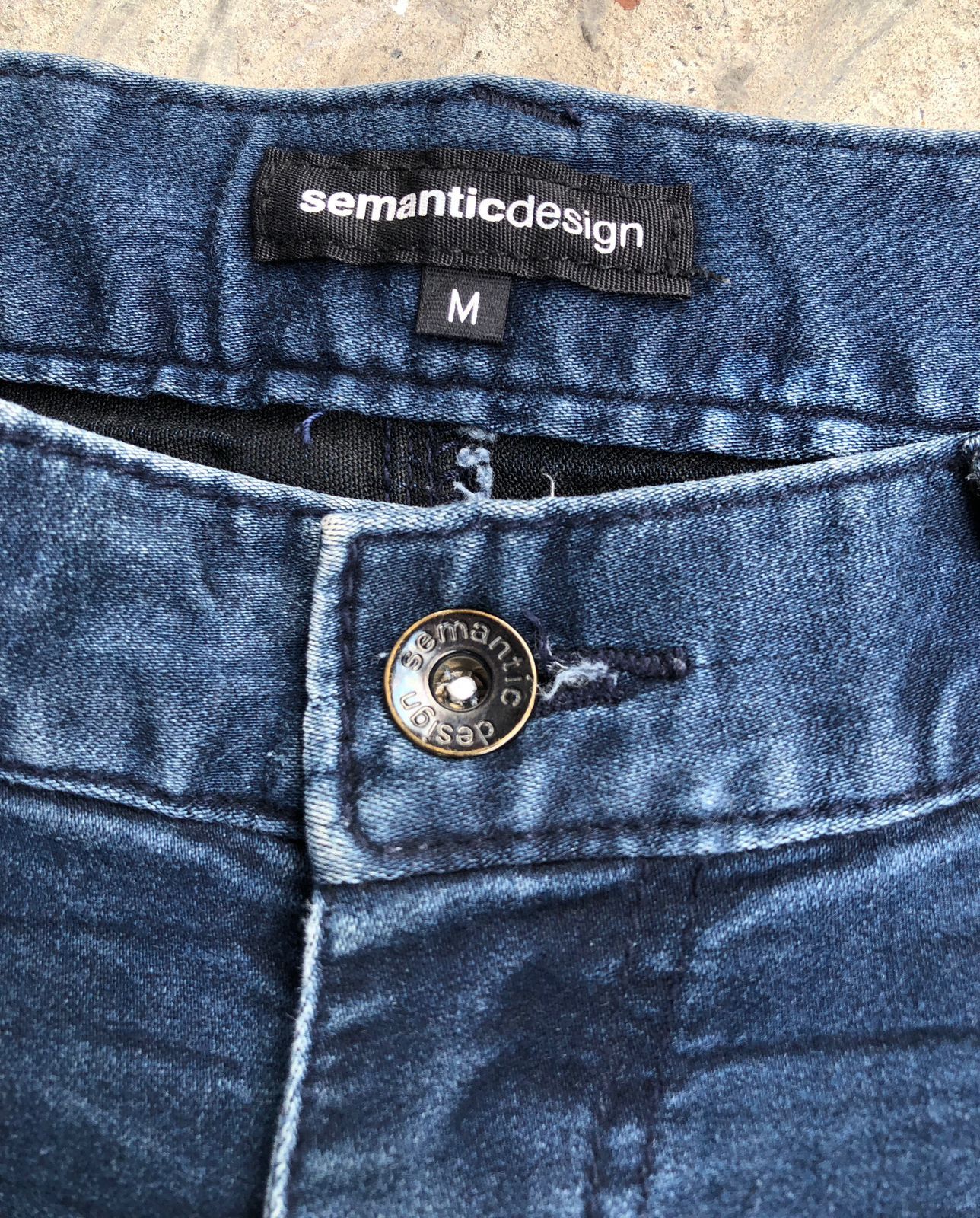 semanticdesign semantic design skinny slim stretch jeans Size US 30 / EU 46 - 7 Thumbnail