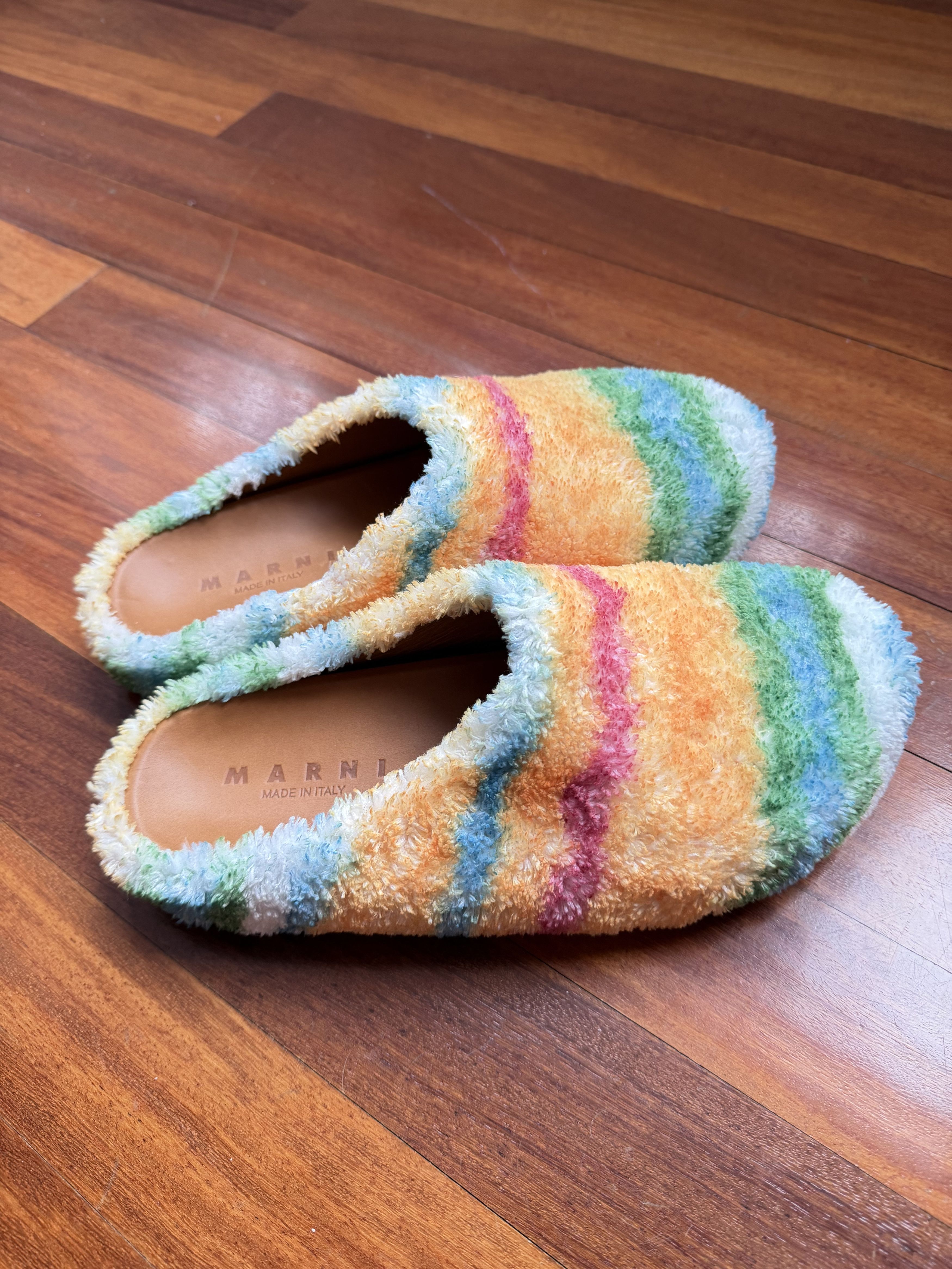 Marni Marni Sabot Mules Multi Color Size US 8 / EU 41 - 2 Thumbnail