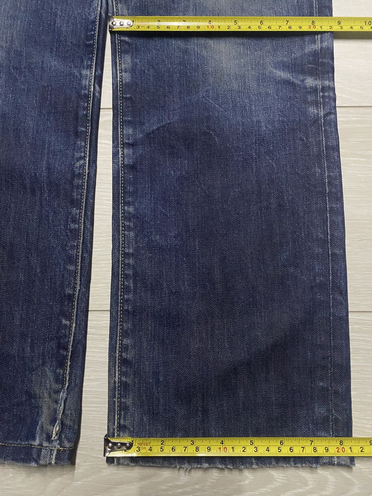 Undercover Vintage Japanese Brand Uniqlo S-002 Distressed Loose Jeans Size US 33 - 14 Thumbnail