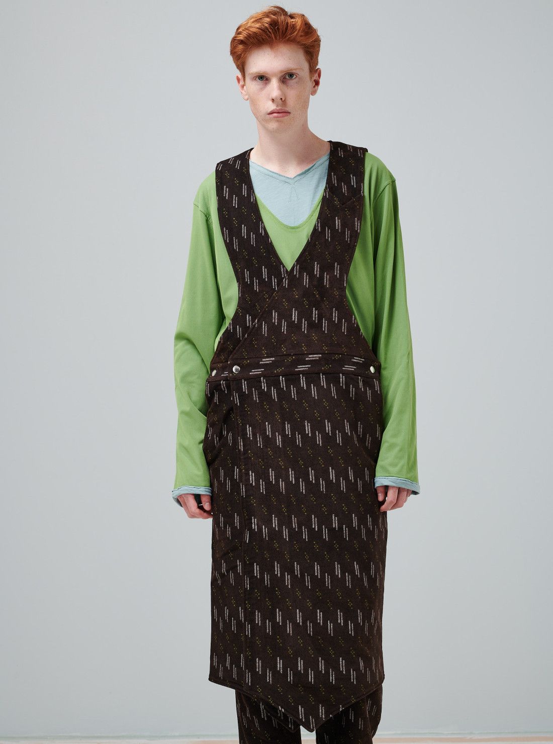Kiko Kostadinov JAROCKA APRON AW24 HARNESS FOR LOVING - UMBER GREY Size US M / EU 48-50 / 2 - 1 Thumbnail