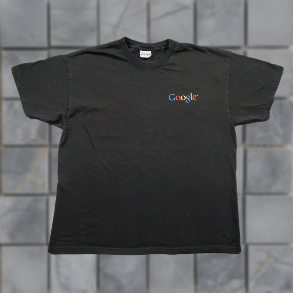 Hanes VINTAGE Google Shirt Mens XL Black Computer Technology Tee Hiring Squad Shirt Mens XL Black Google Size US XL / EU 56 / 4 - 1 Thumbnail