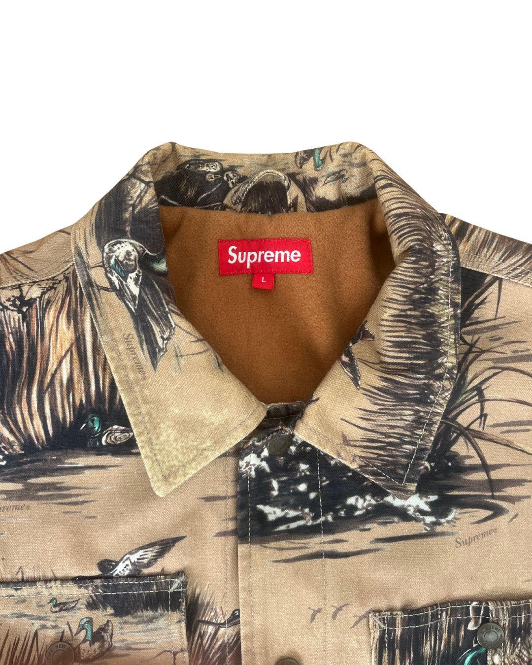 Supreme Supreme F/W 2012 Dogs and Ducks Chore Jacket Size US L / EU 52-54 / 3 - 2 Thumbnail