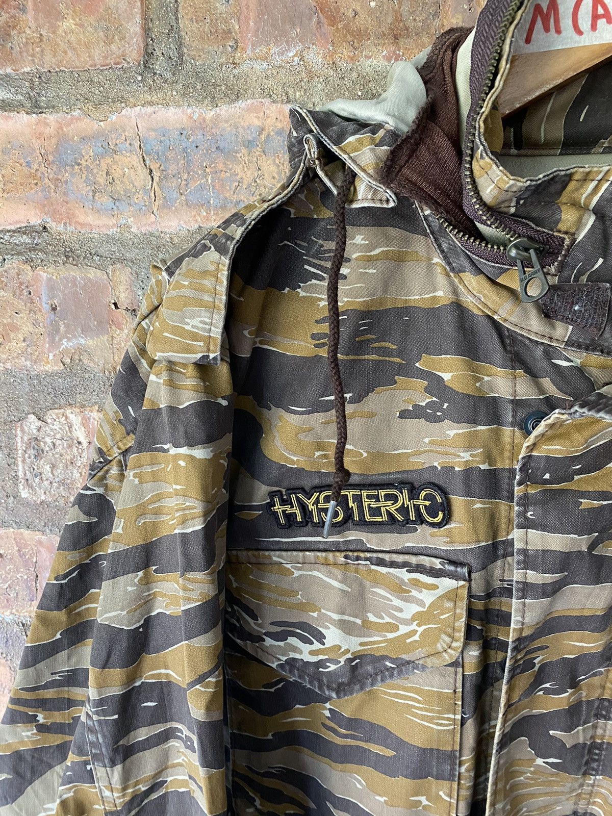 Hysteric Glamour 1990s HG tiger Stripe Patch Camo Military Jacket Size US L / EU 52-54 / 3 - 6 Thumbnail