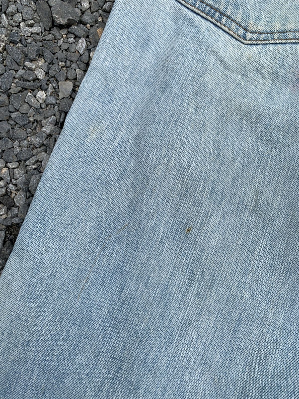 A.P.C. APC SELVEDGE BUTTON FLY LIGHT BLUE JAPANESE DISTRESSED DENIM Size US 30 / EU 46 - 18 Thumbnail