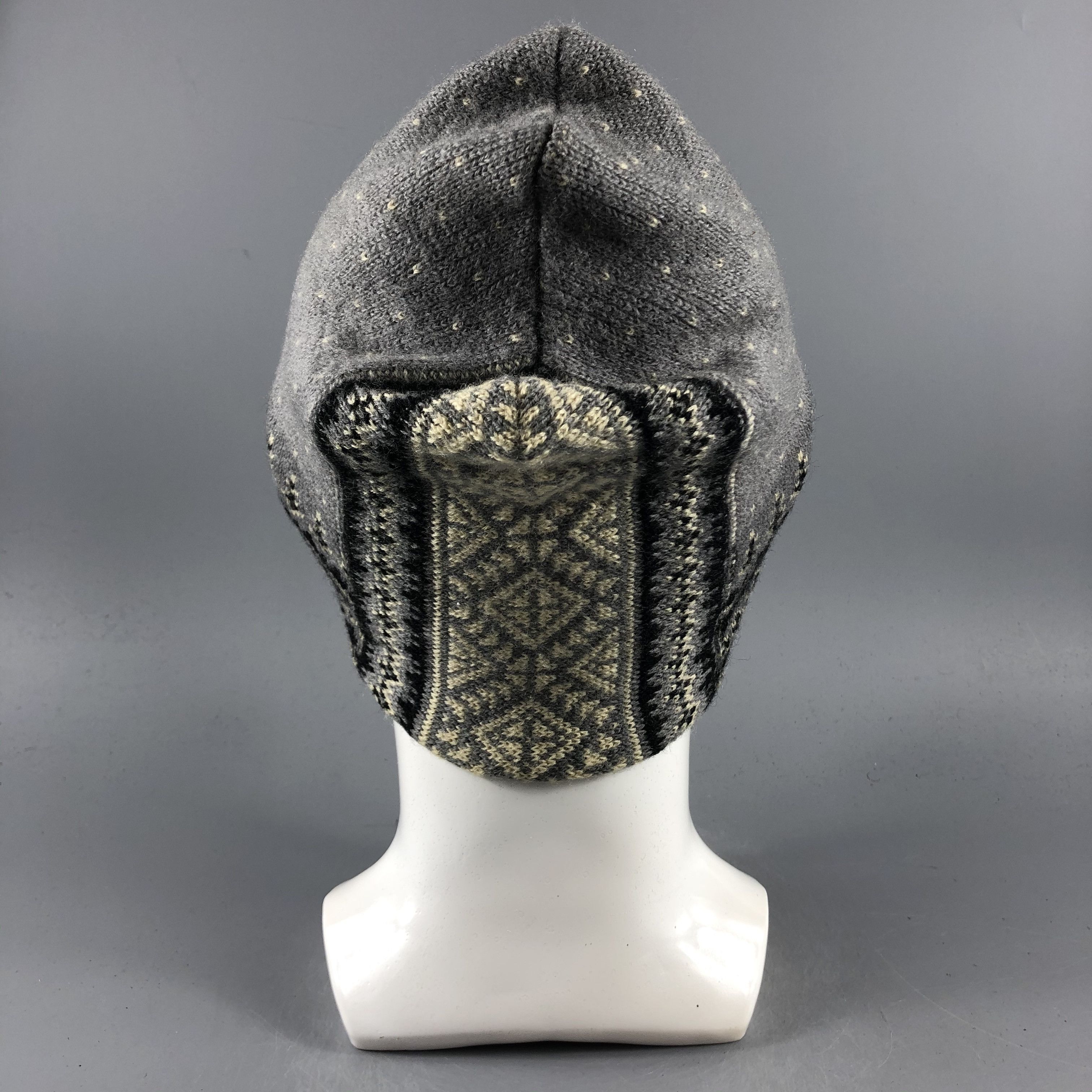 Other × Vintage Fair Isle Beanie Snow Hat Snow Cap -D171 Size ONE SIZE - 3 Thumbnail