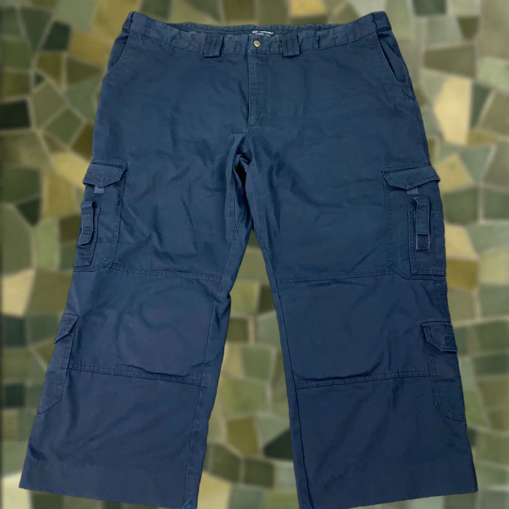 Vintage VINTAGE 5.11 Tactical Pants Mens Hemmed 52x28 Blue Canvas Uniform Workwear Utility 74310 Size US 32 / EU 48 - 1 Thumbnail