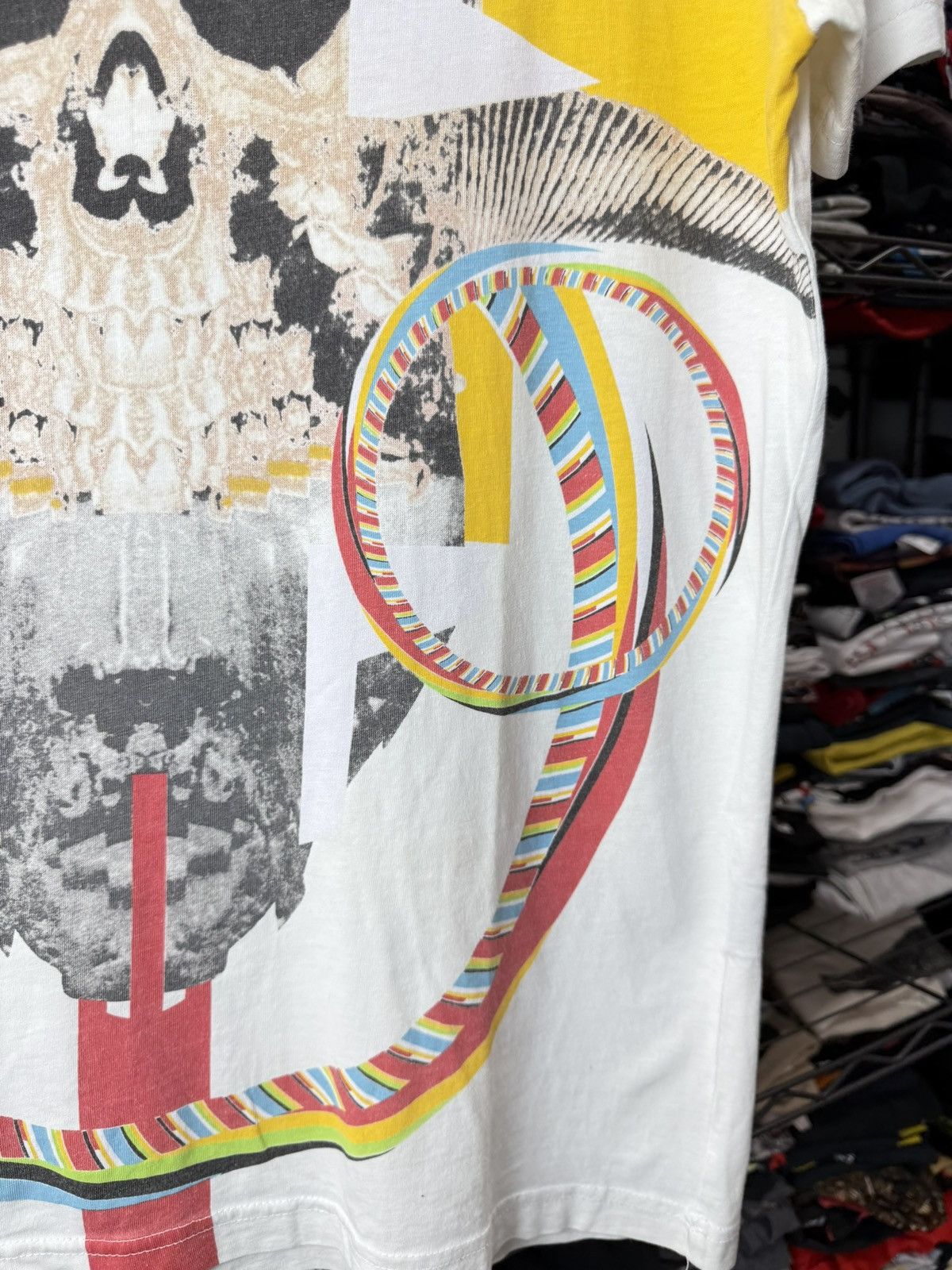 Marcelo Burlon Vintage Marcelo Burlon Scull Abstract Print T Shirt Size US M / EU 48-50 / 2 - 10 Thumbnail