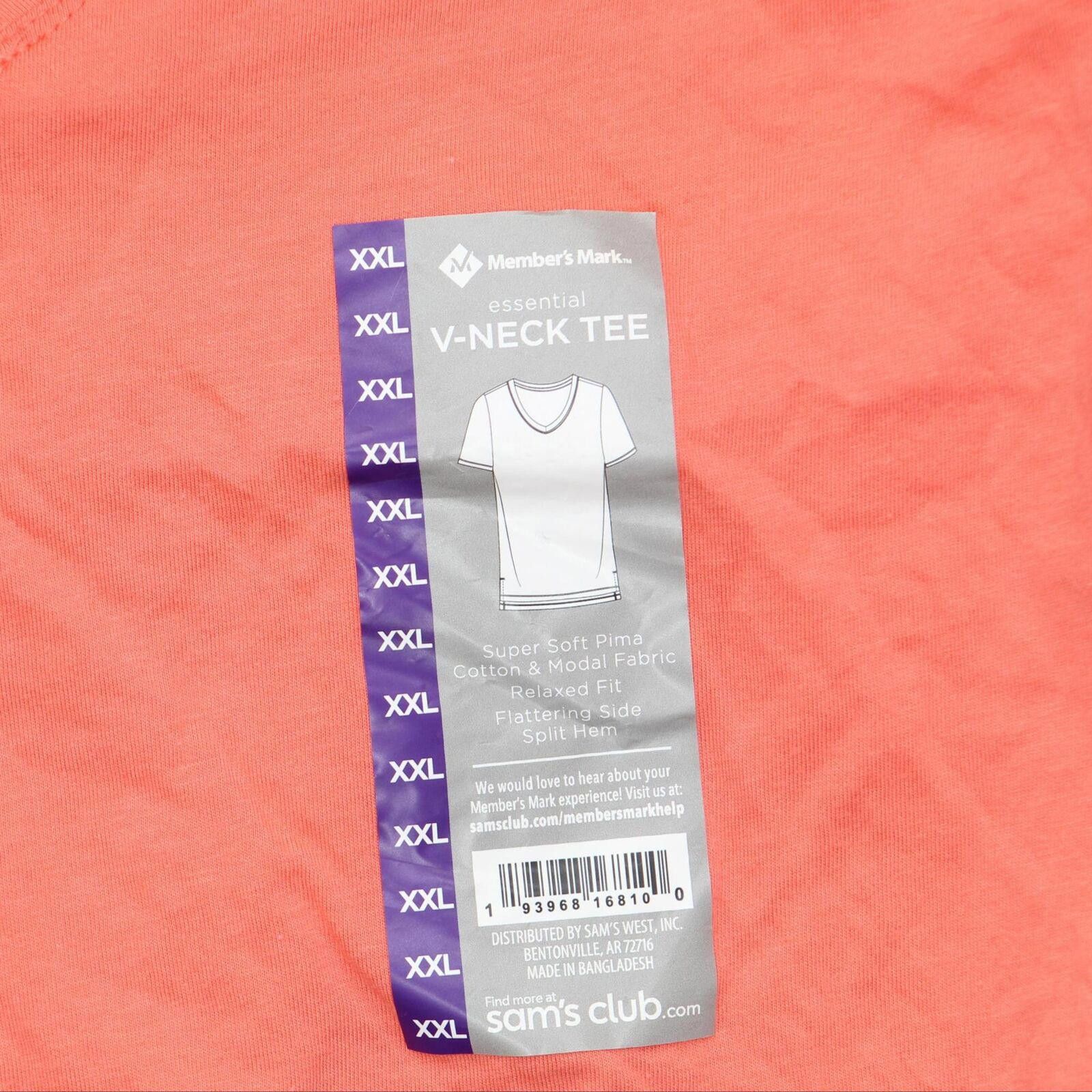 Other NWT Member's Mark Tee DLT4876S L Cosmos Coral Orange Pink Size M / US 6-8 / IT 42-44 - 4 Thumbnail