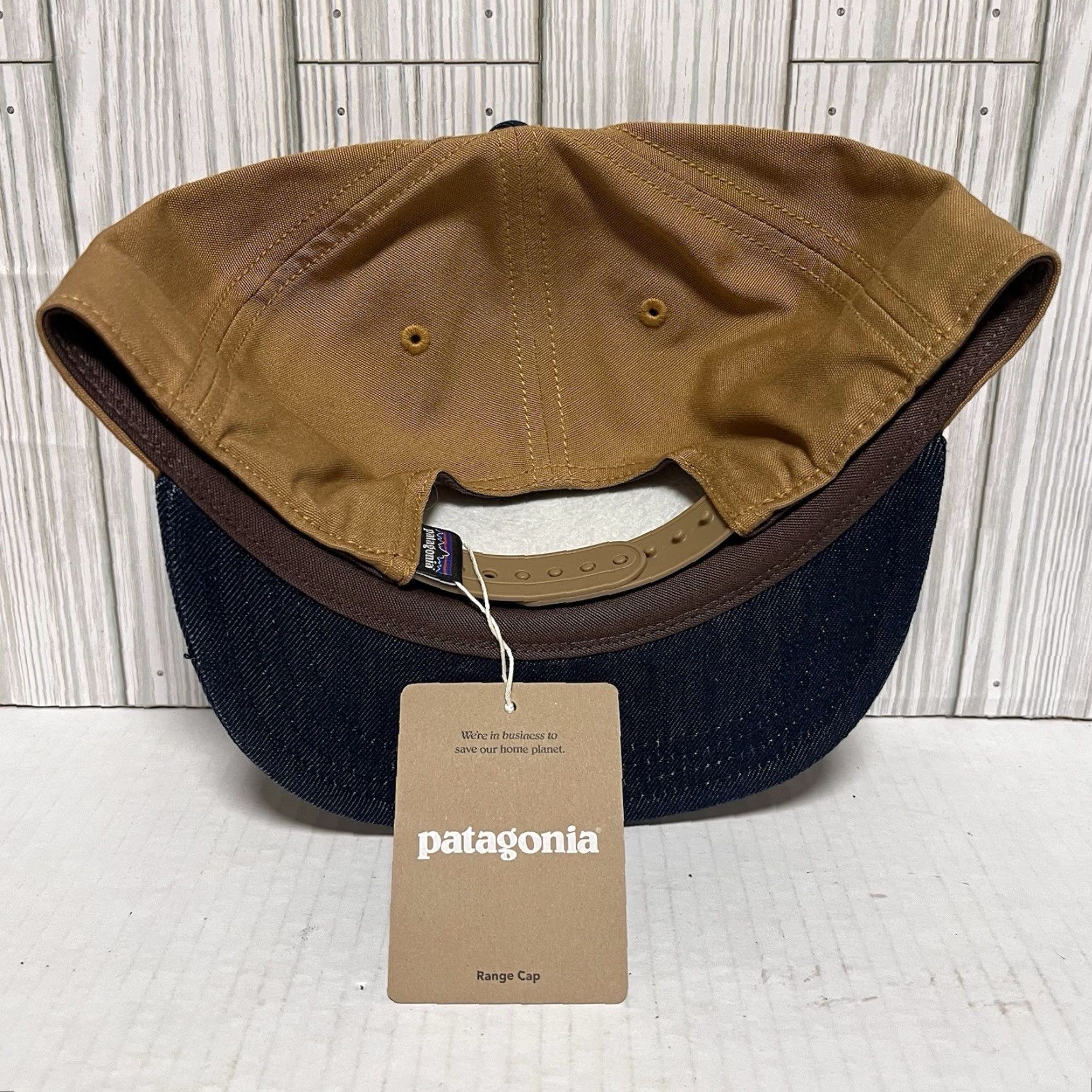 Patagonia Patagonia Hat Range Cap Snap Back Brown Tan Canvas Adjustable Men’s Adult NEW Size ONE SIZE - 5 Thumbnail