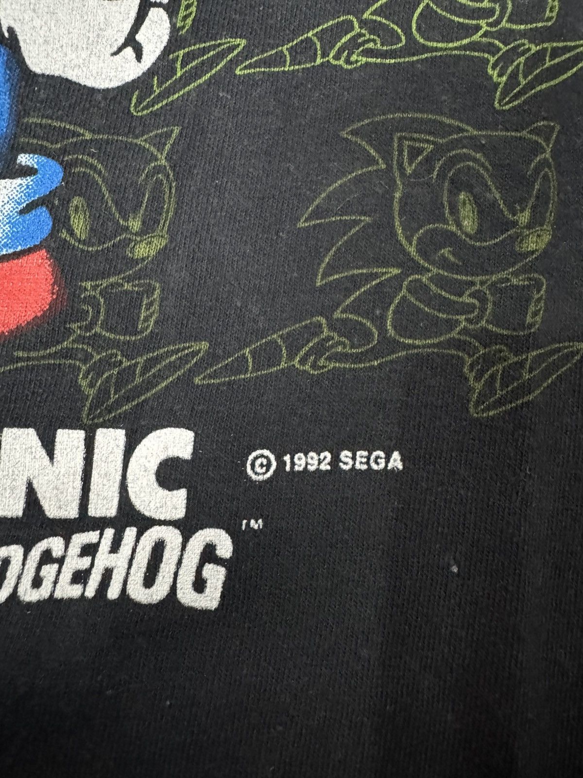 Anime VINTAGE 90’S SONIC THE HEDGEHOG BY SEGA T-SHIRT Size US M / EU 48-50 / 2 - 6 Thumbnail