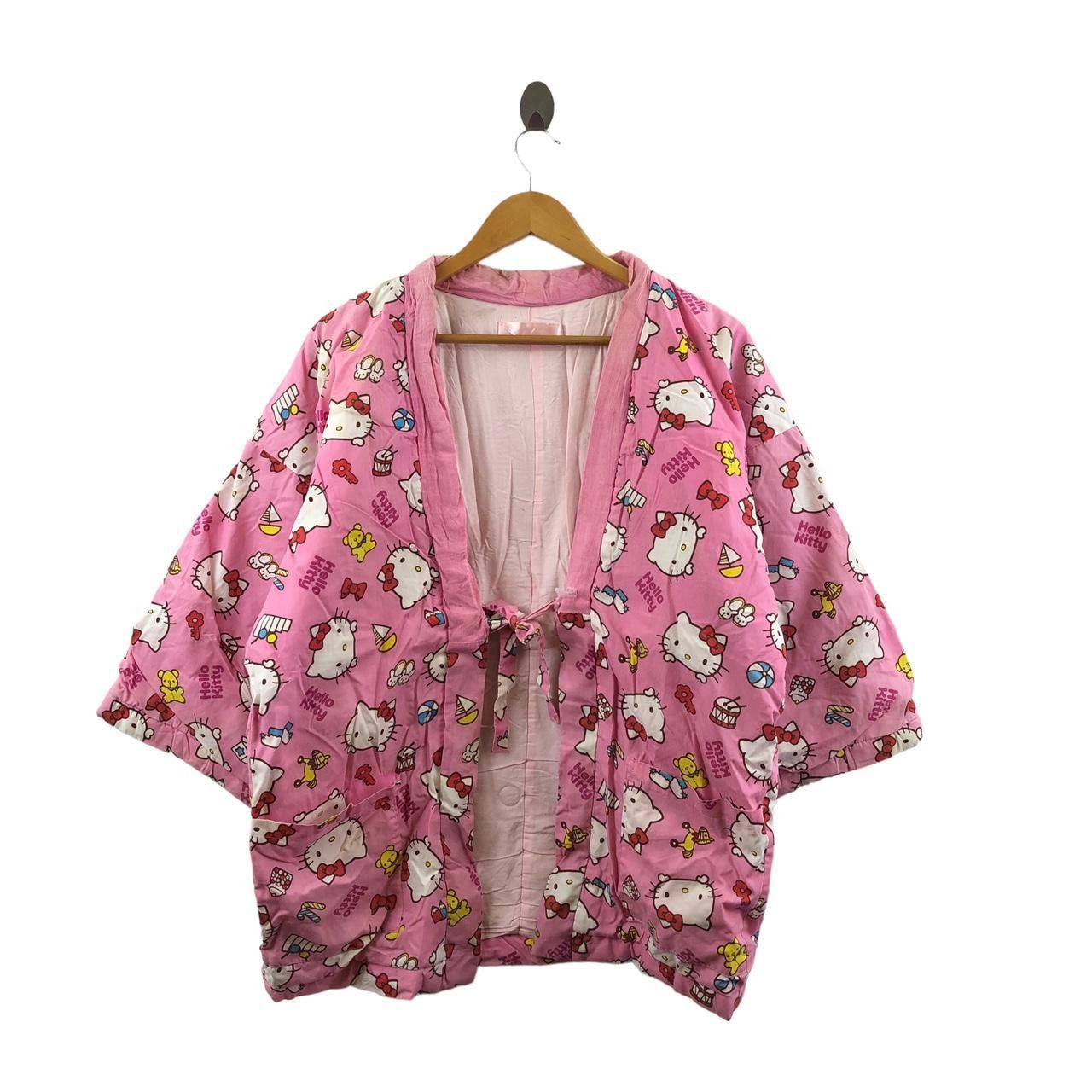 Other HELLO KITTY JAPAN Over Print Pink Robe Kimono Pyjamas Size M / US 6-8 / IT 42-44 - 1 Thumbnail