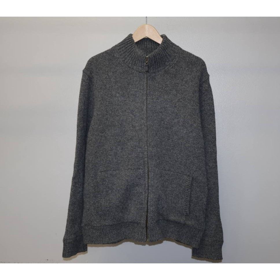 L.L. Bean LL Bean Men’s Waterfowl Sweater Full Zip Lambswool Jacket Size US L / EU 52-54 / 3 - 1 Thumbnail