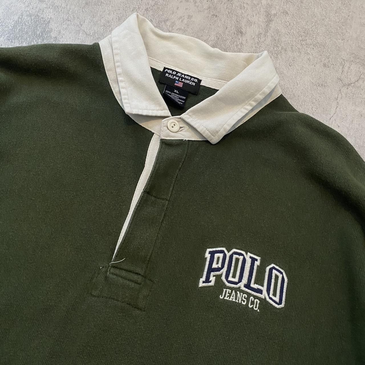 Polo Ralph Lauren Green Polo Ralph Lauren rugby shirt polo Size US XL / EU 56 / 4 - 3 Thumbnail