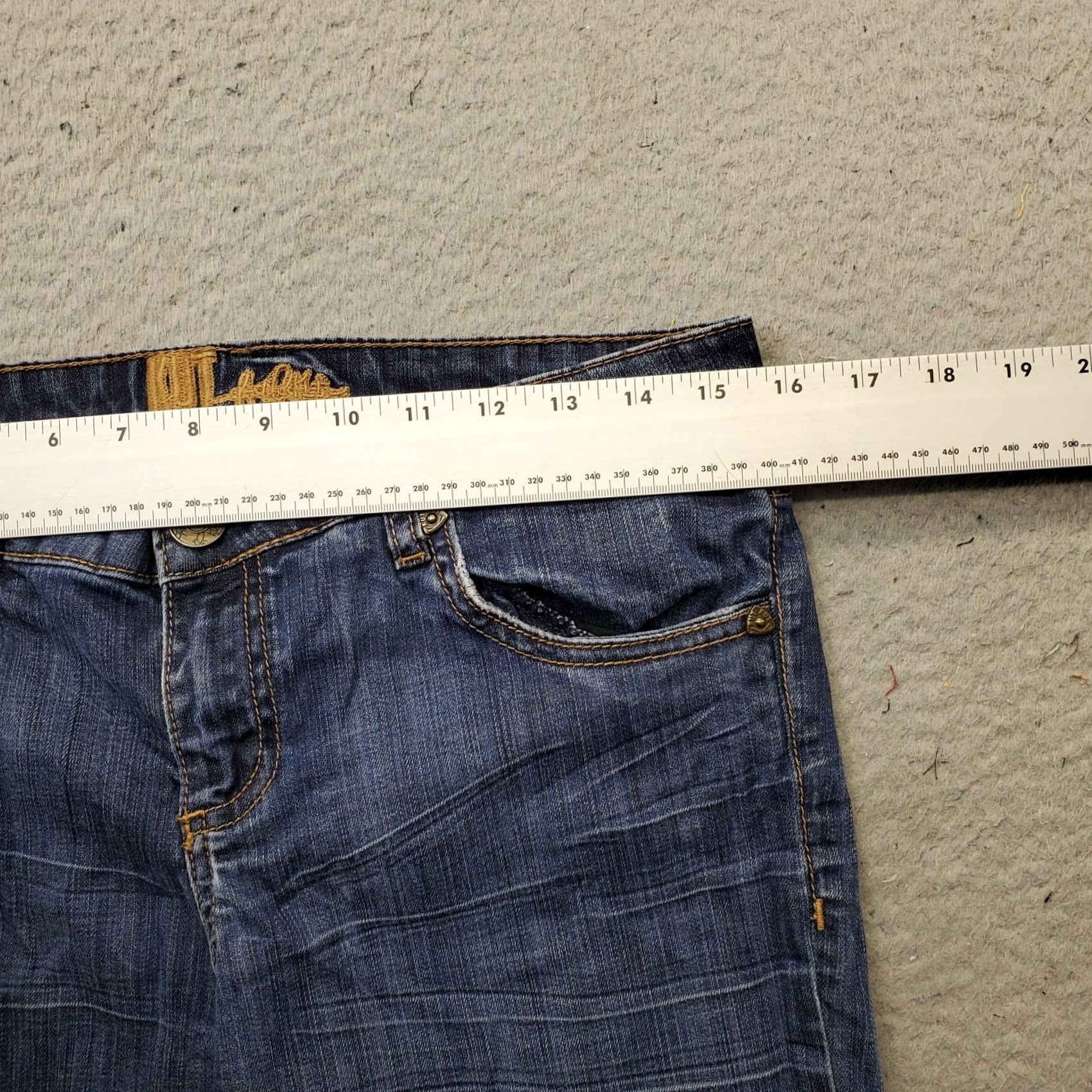 Vintage KUT from the Kloth Jeans Womens 6 Blue Denim Slim Fit Stretch 5-Pocket Design Size 28" / US 6 / IT 42 - 6 Thumbnail