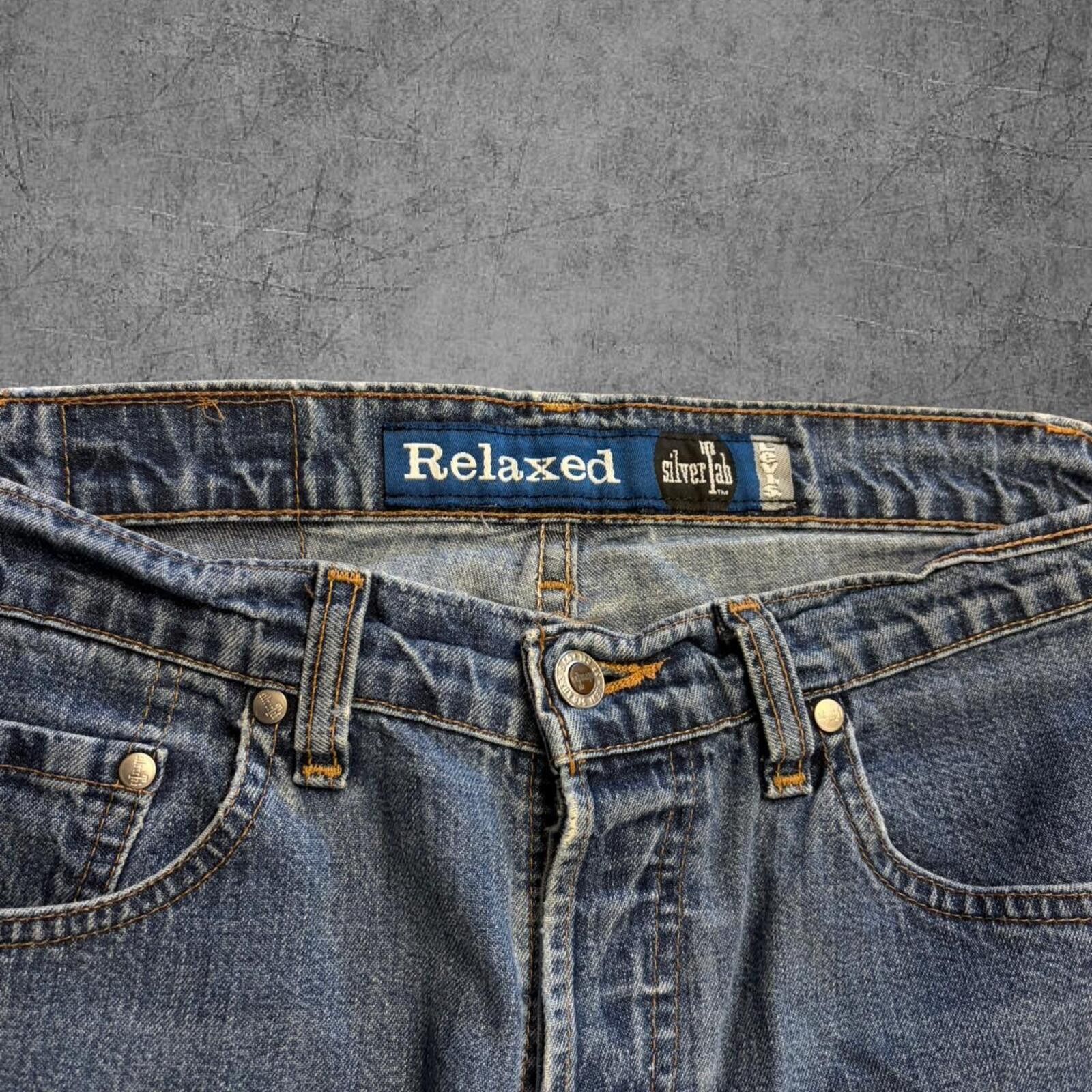 Levi's Vintage 90s Levi Silver Tab Relaxed Fit Jeans Size US 33 - 4 Thumbnail