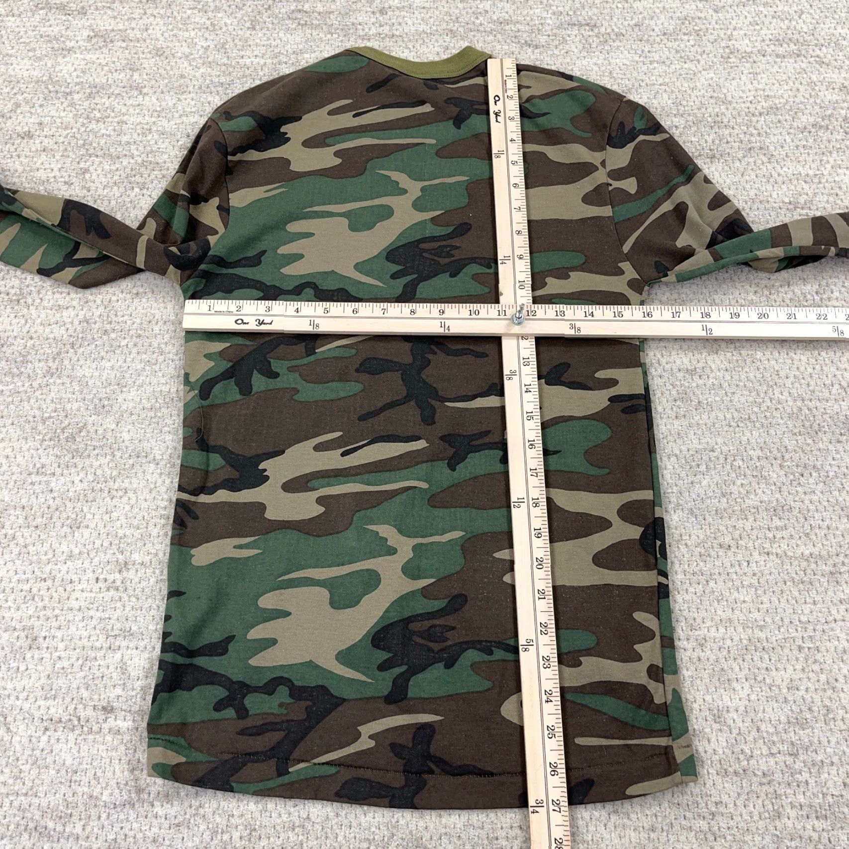 Vintage VINTAGE Camo Shirt Men M Green Pocket Tee USA Army Single Stitch 90s Skate Shirt M Green 90s Hip Hop Military Retro Mens Size US M / EU 48-50 / 2 - 7 Thumbnail