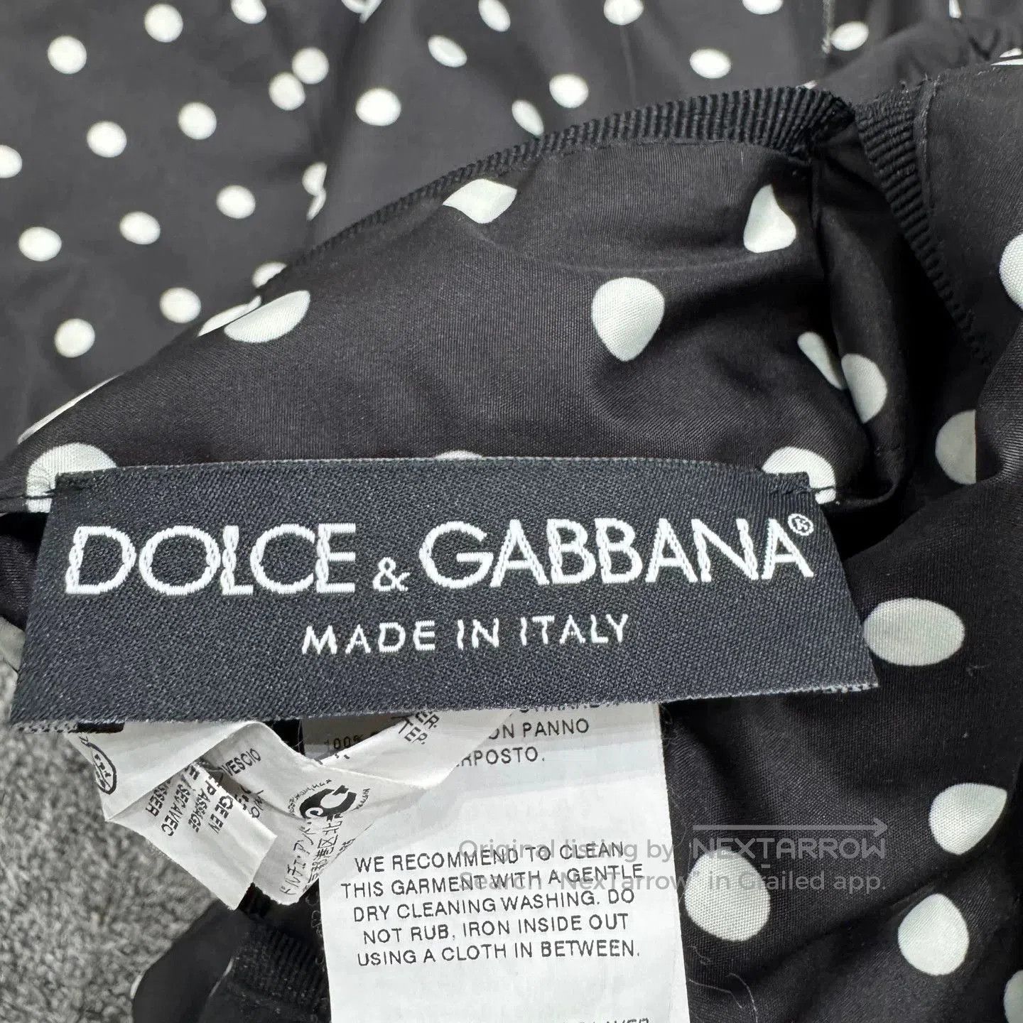 Dolce & Gabbana DG Polka Dot Print Reversible Jacket. Size US M / EU 48-50 / 2 - 3 Thumbnail