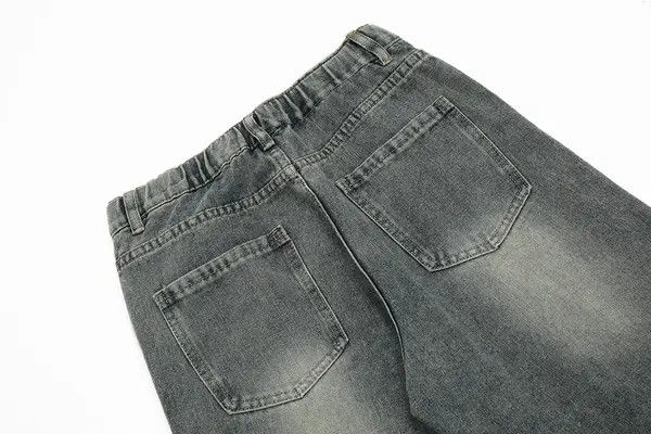 Japanese Brand VIBE Men's multi-pocket punk washed distressed cargo jeans Size US 32 / EU 48 - 5 Thumbnail