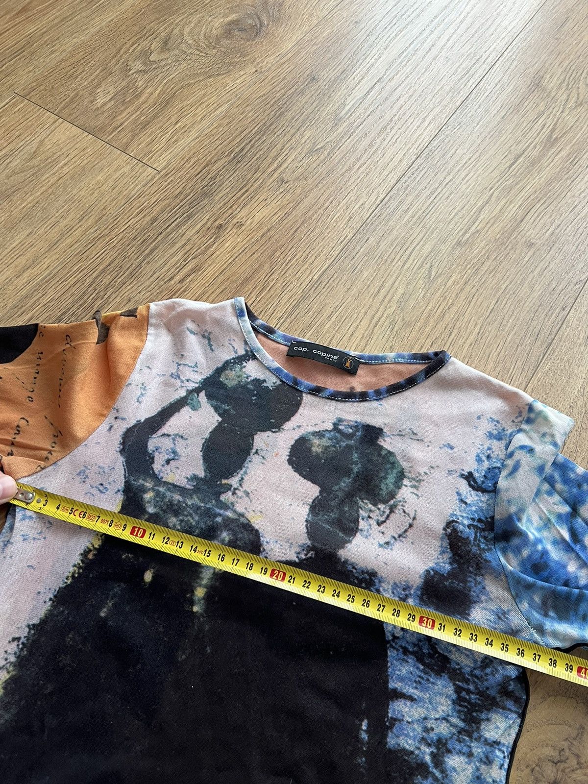 Cop Copine × Jean Paul Gaultier Cop Copine vintage mesh blouse x avant garde x jpg 90s Size XS / US 0-2 / IT 36-38 - 8 Thumbnail