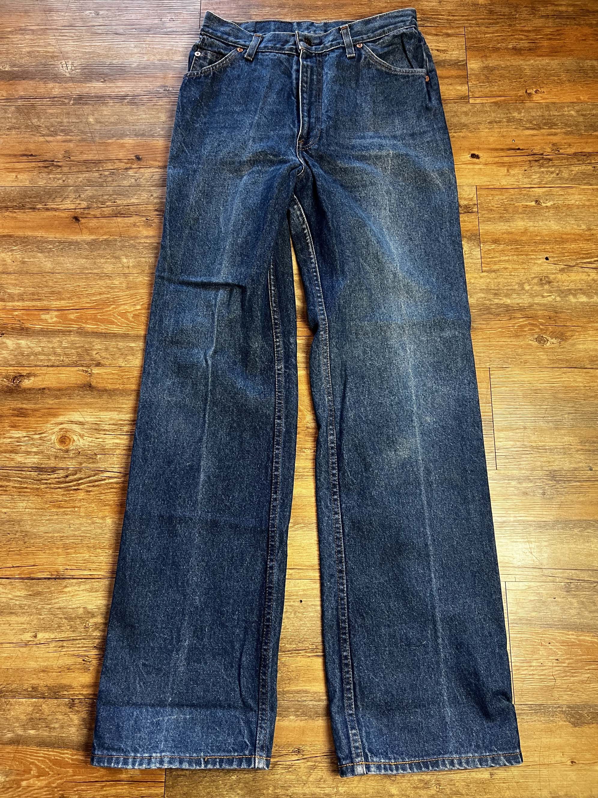 Levi's Vintage Clothing Vintage 1970's-1980's Levi's 25048-0214 Orange Tab Jeans Size US 29 - 15 Thumbnail