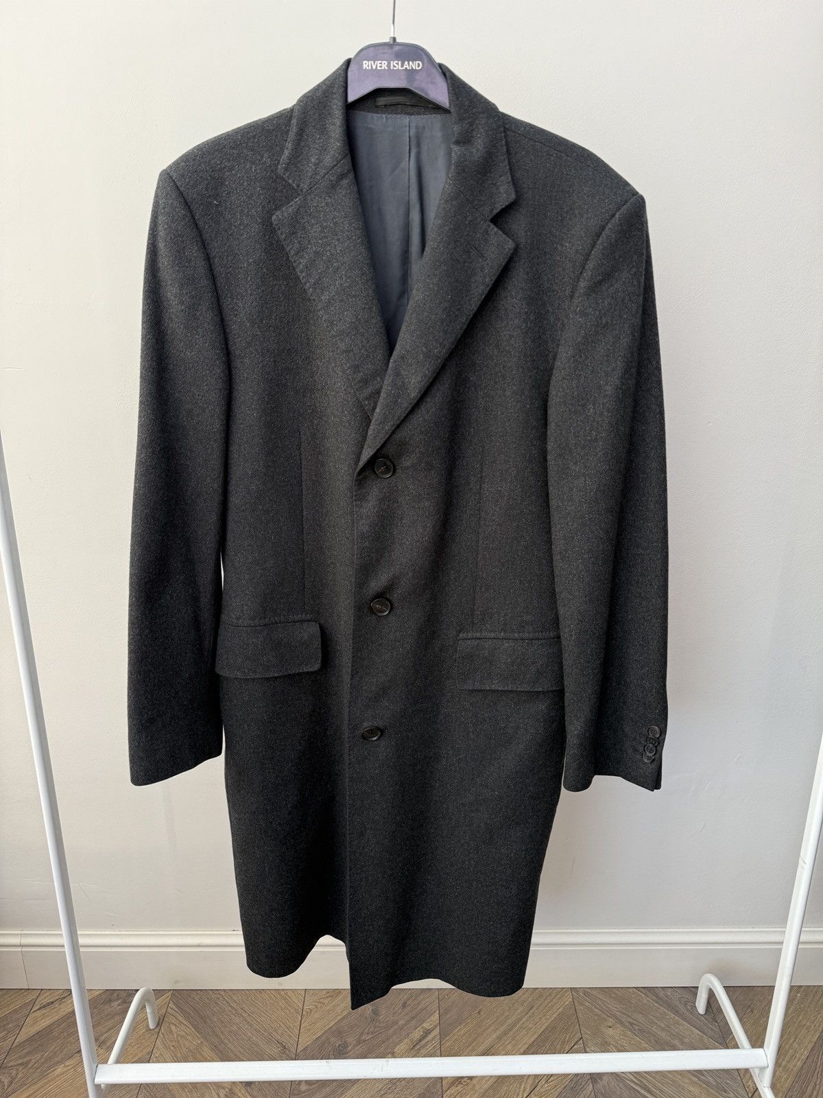 Hugo Boss Vintage Hugo Boss Selection Cashmere Overcoat Tailored Size US M / EU 48-50 / 2 - 1 Thumbnail