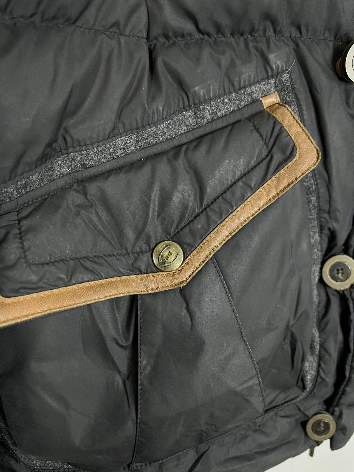 Just Cavalli Just cavalli black puffer jacket goose down L Size L / US 10 / IT 46 - 3 Thumbnail