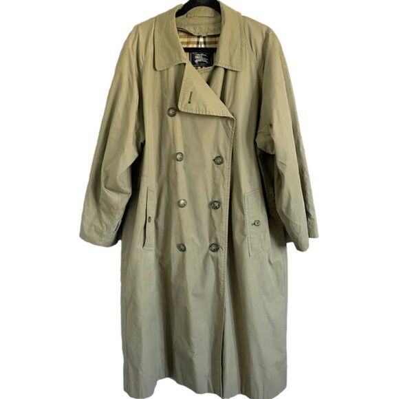 Burberry Vintage Burberry Khaki Light Trench Coat - 38R / L-XL Size US L / EU 52-54 / 3 - 2 Thumbnail