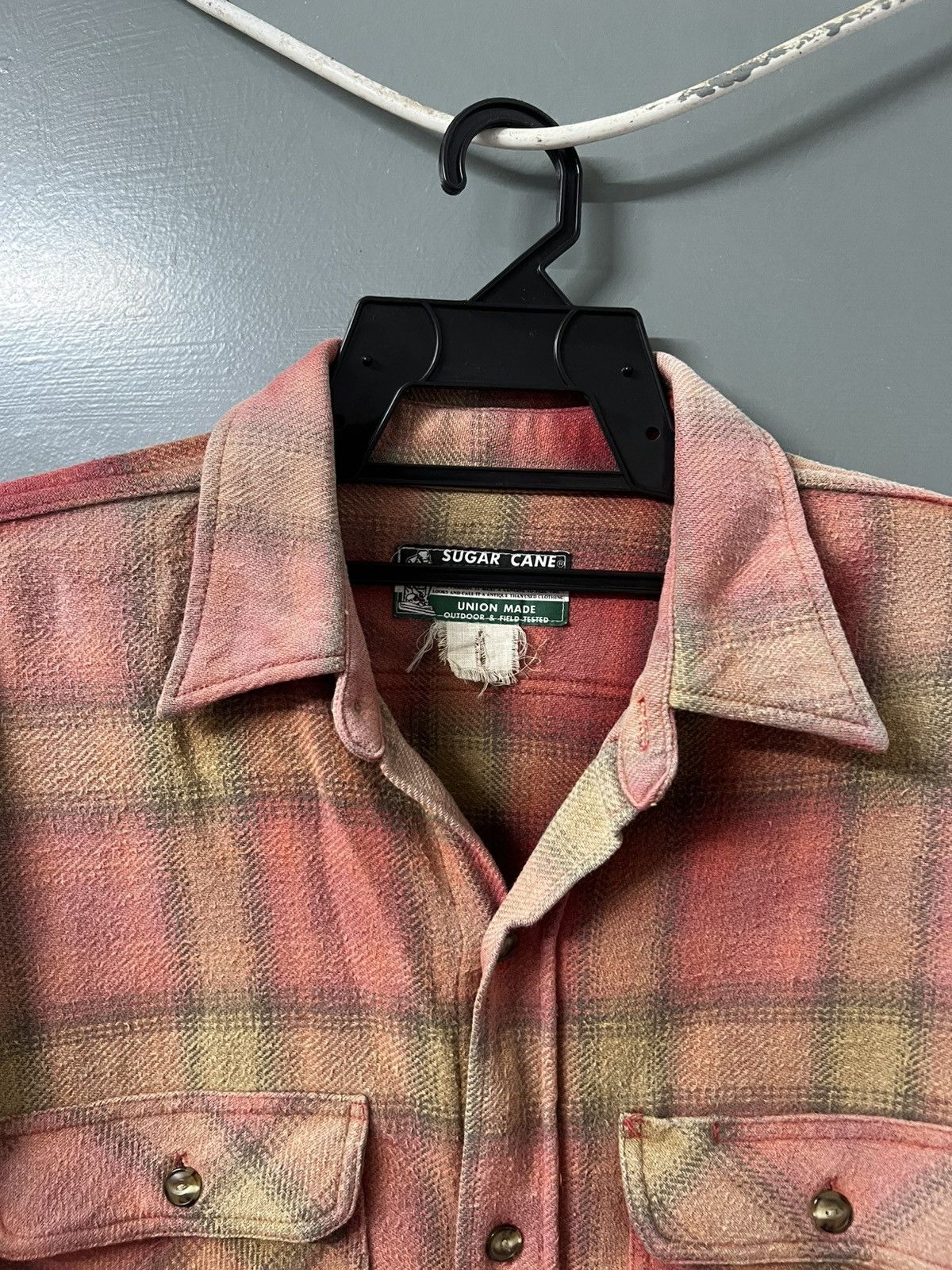 Sugar Cane VINTAGE SUN FADED SUGAR CANE FLANNEL Size US L / EU 52-54 / 3 - 5 Thumbnail