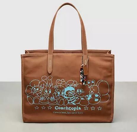 image of Coach Creatures Tote Bag Coachtopia Find in Brown, Women's