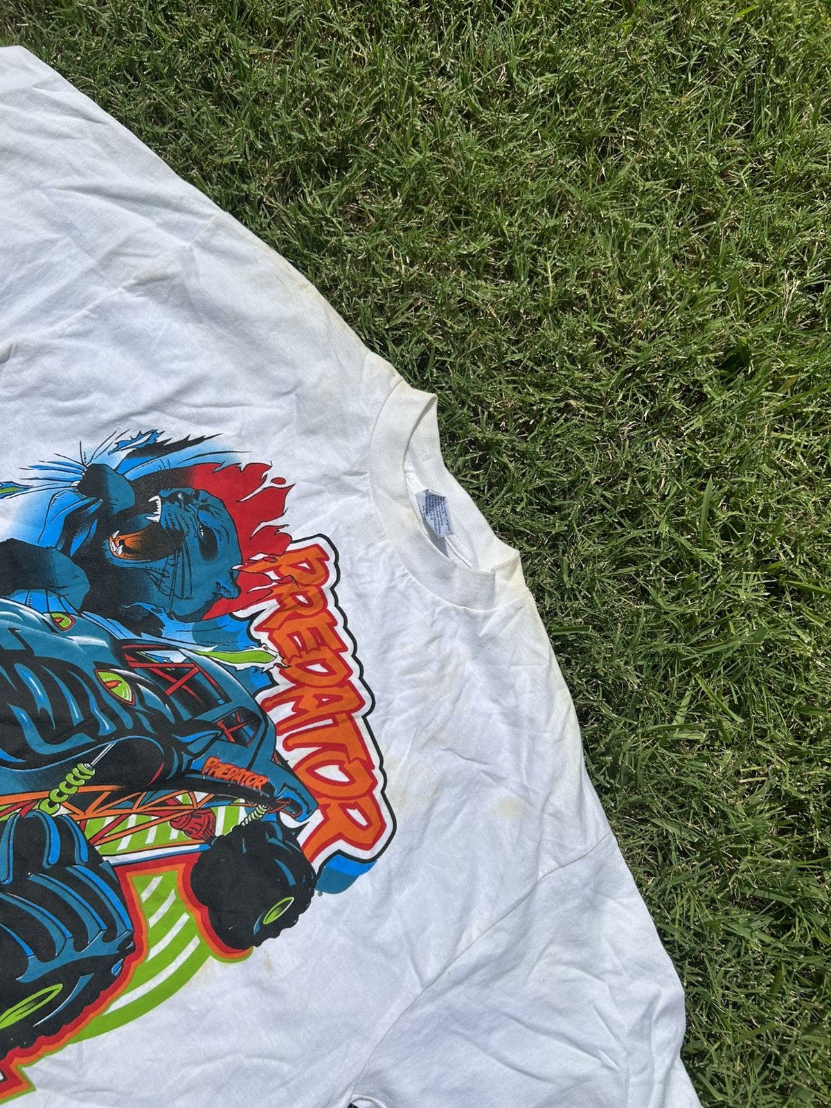Vintage Rare Vintage Predator Monster Truck T Shirt 1990 Size US XL / EU 56 / 4 - 5 Thumbnail
