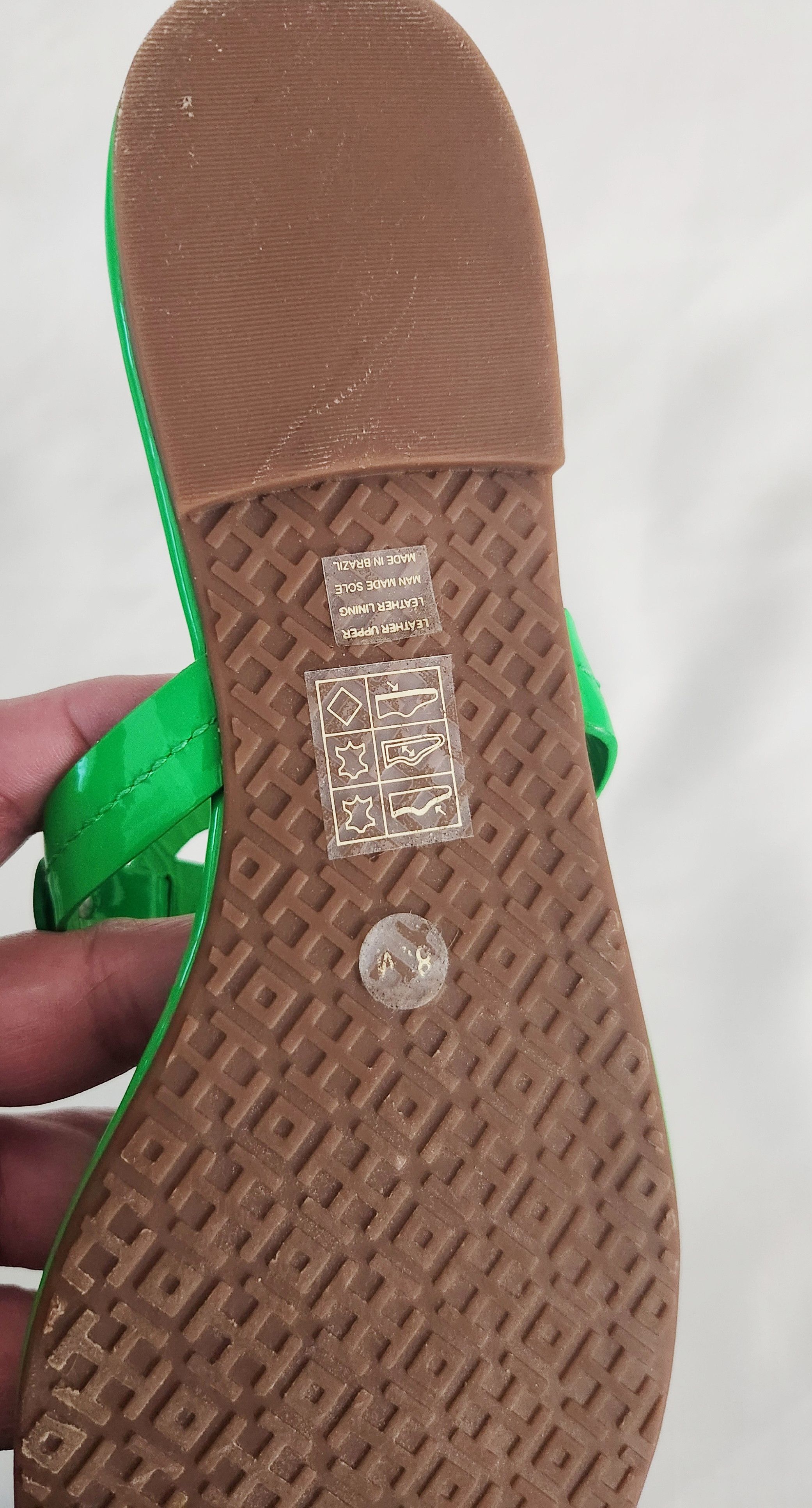 Designer × Tory Burch Tory Burch Miller Sandals Rare Fluo green Patent leather 8.5 Size US 8.5 / IT 38.5 - 13 Thumbnail