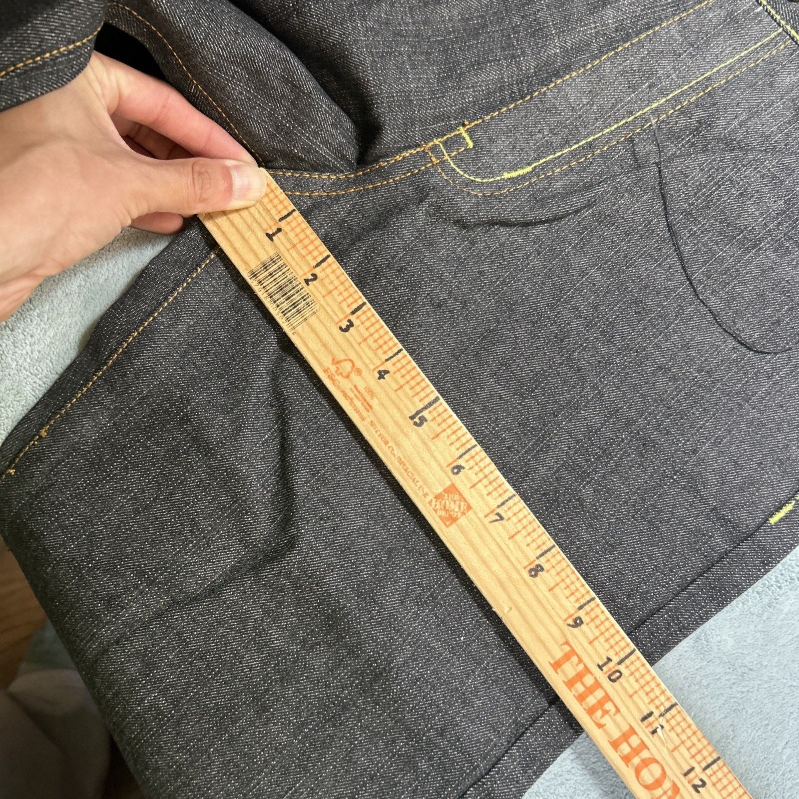 JNCO Beyond Baggy Embroidered Jeans Youth Large 27x20 Loose Wide Size US 27 - 22 Thumbnail