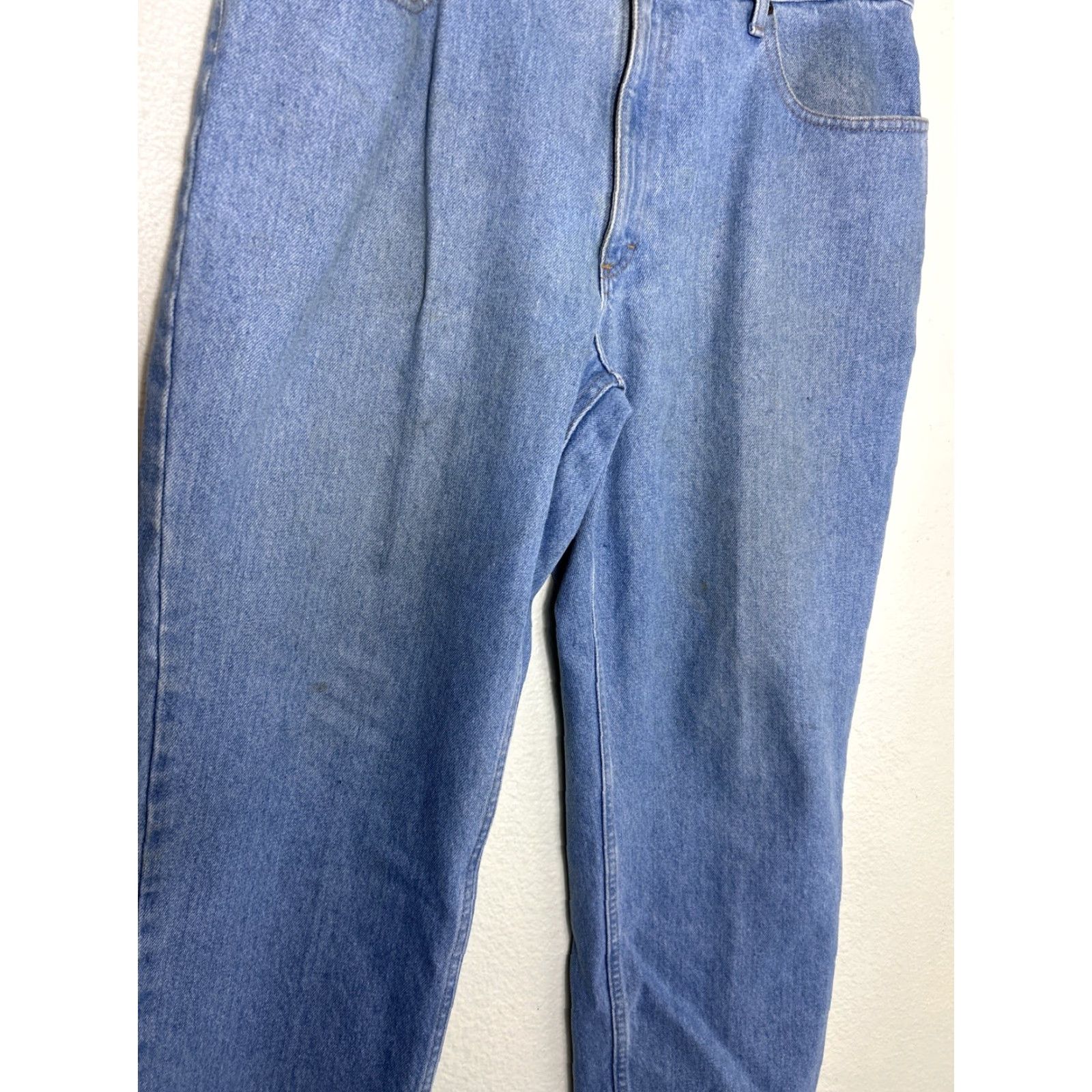 Vintage LL Bean Jeans Mens 38x29 Relaxed Fit Denim Straight Leg Cotton Pants 134770 Size US 38 / EU 54 - 3 Thumbnail