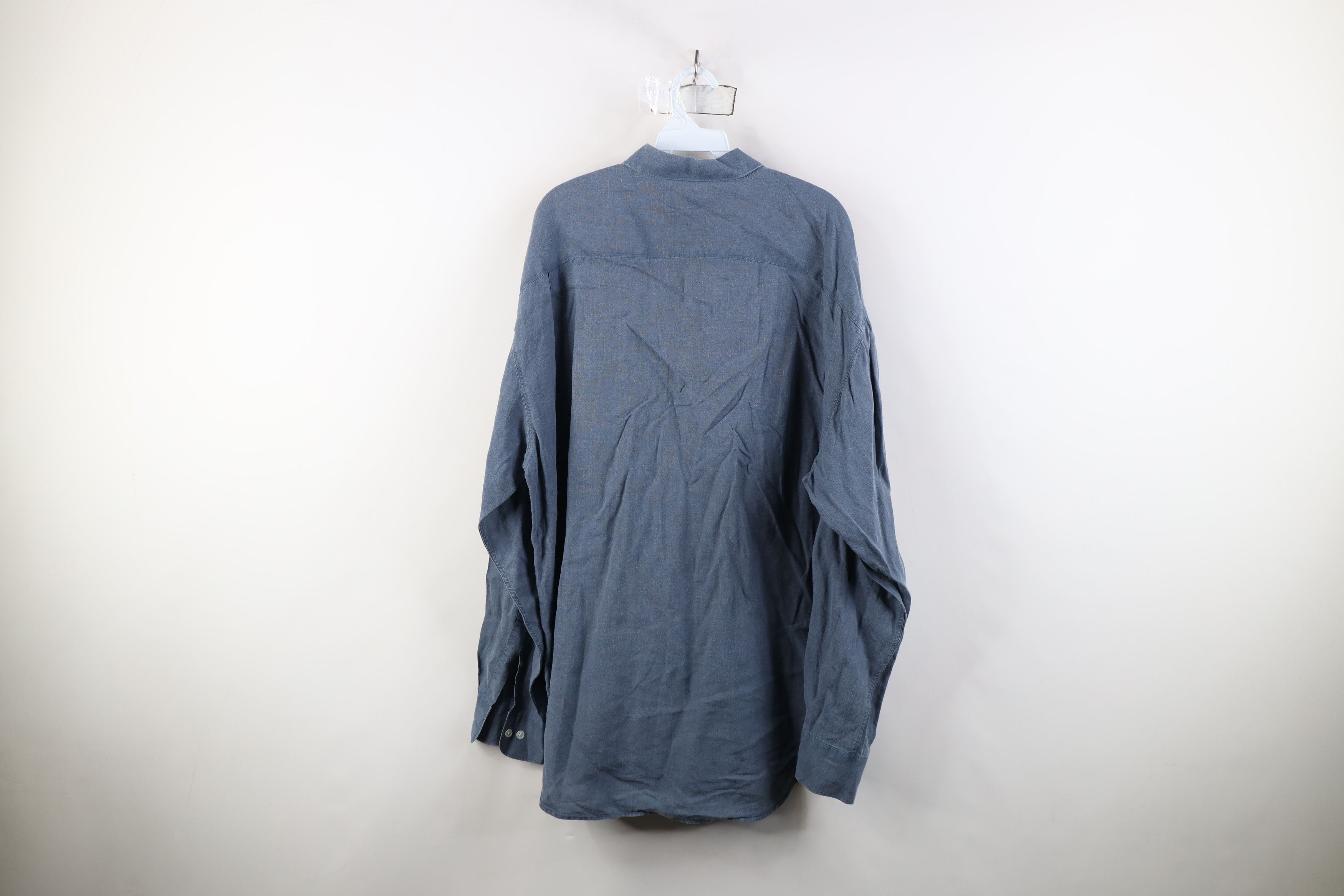 Banana Republic Vintage 80s 90s Banana Republic Collared Button Shirt Blue Size US L / EU 52-54 / 3 - 10 Thumbnail