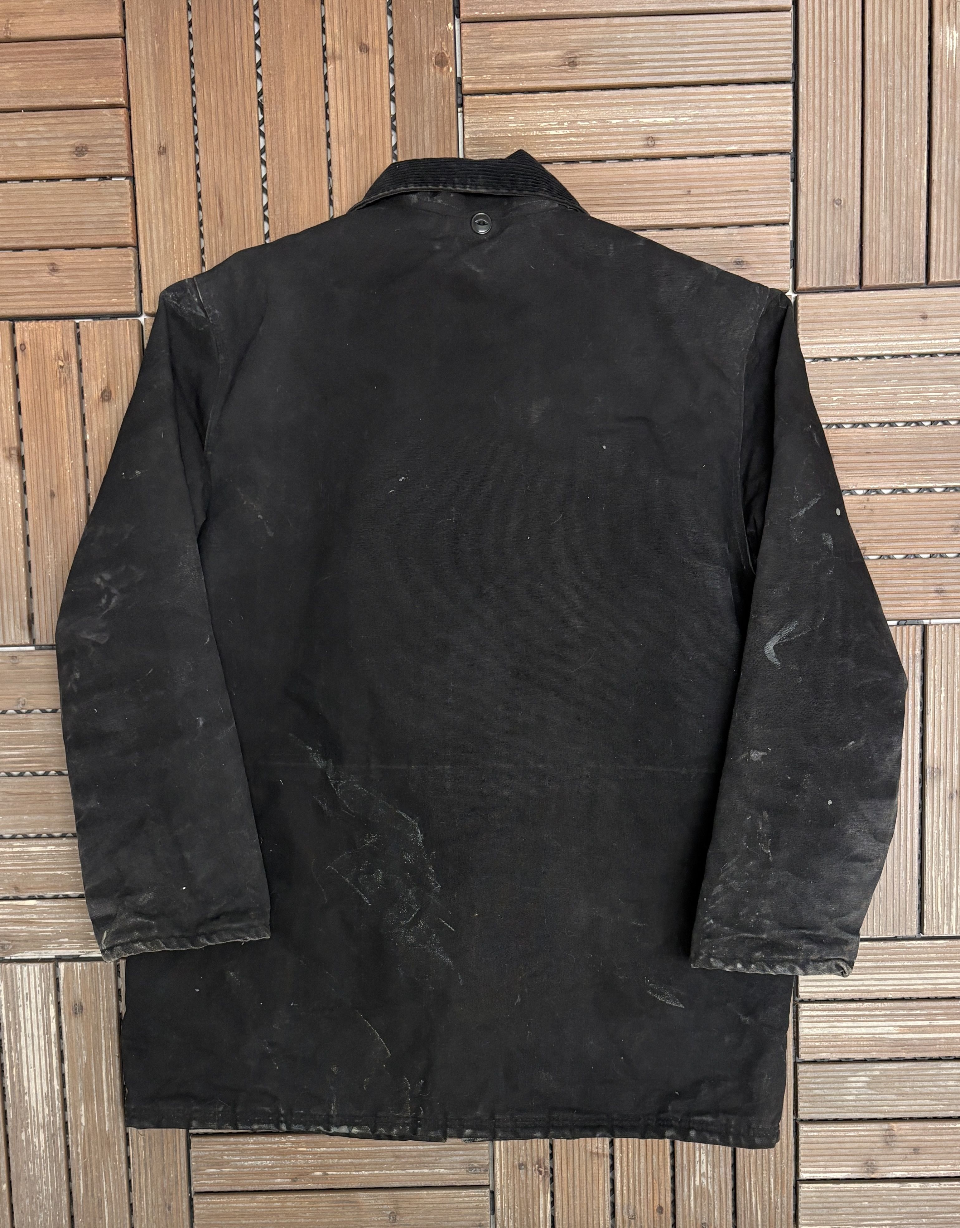 Vintage Tough Duck Vintage Black Distressed Workwear Jacket Size US L / EU 52-54 / 3 - 4 Thumbnail