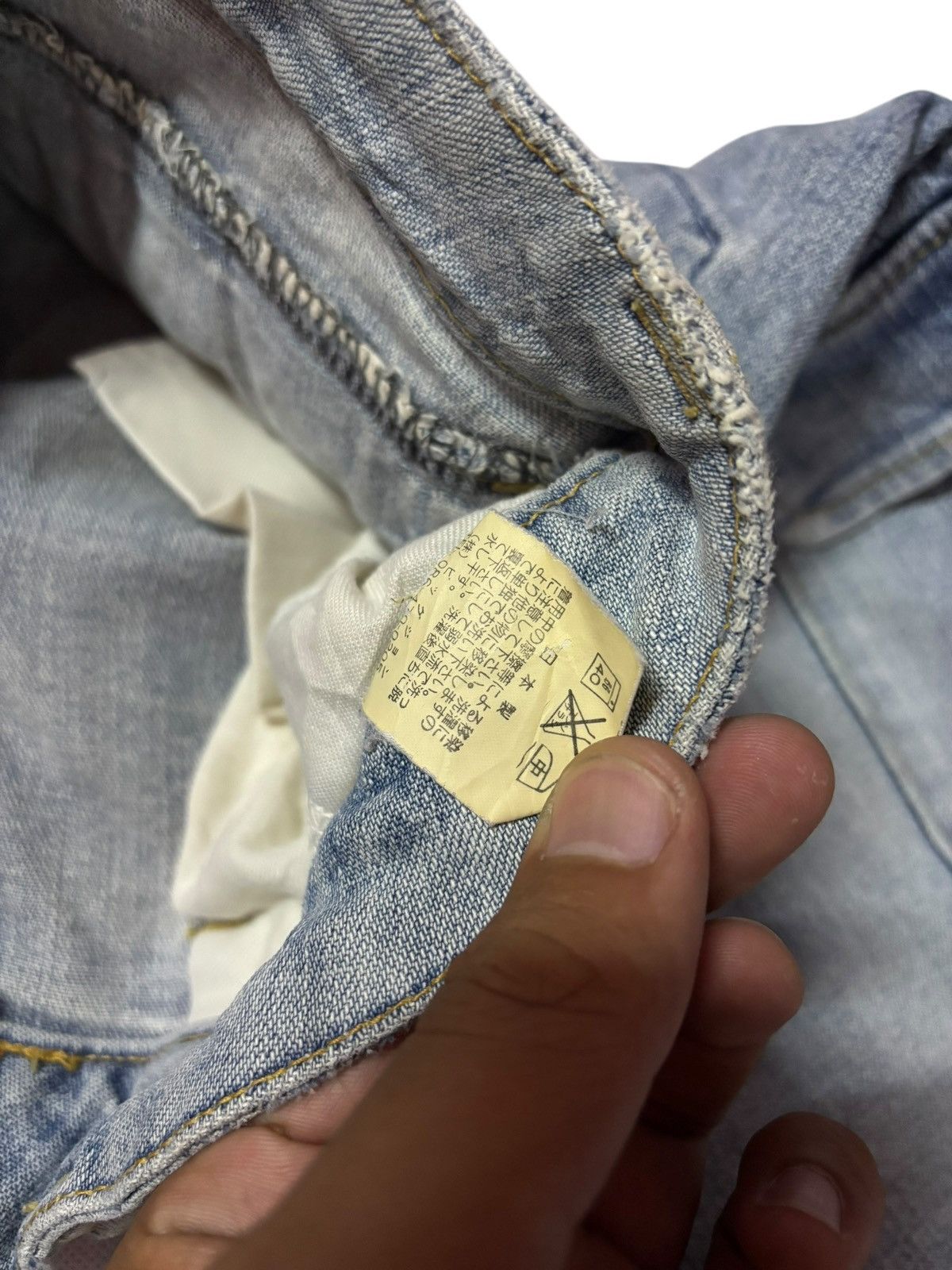 Japanese Brand Vtg Nudist Jeans Japan Bondage Punk Jeans Size 28" / US 6 / IT 42 - 11 Thumbnail