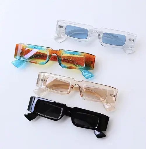 Japanese Brand Vintage square frame sunglasses Size ONE SIZE - 4 Thumbnail