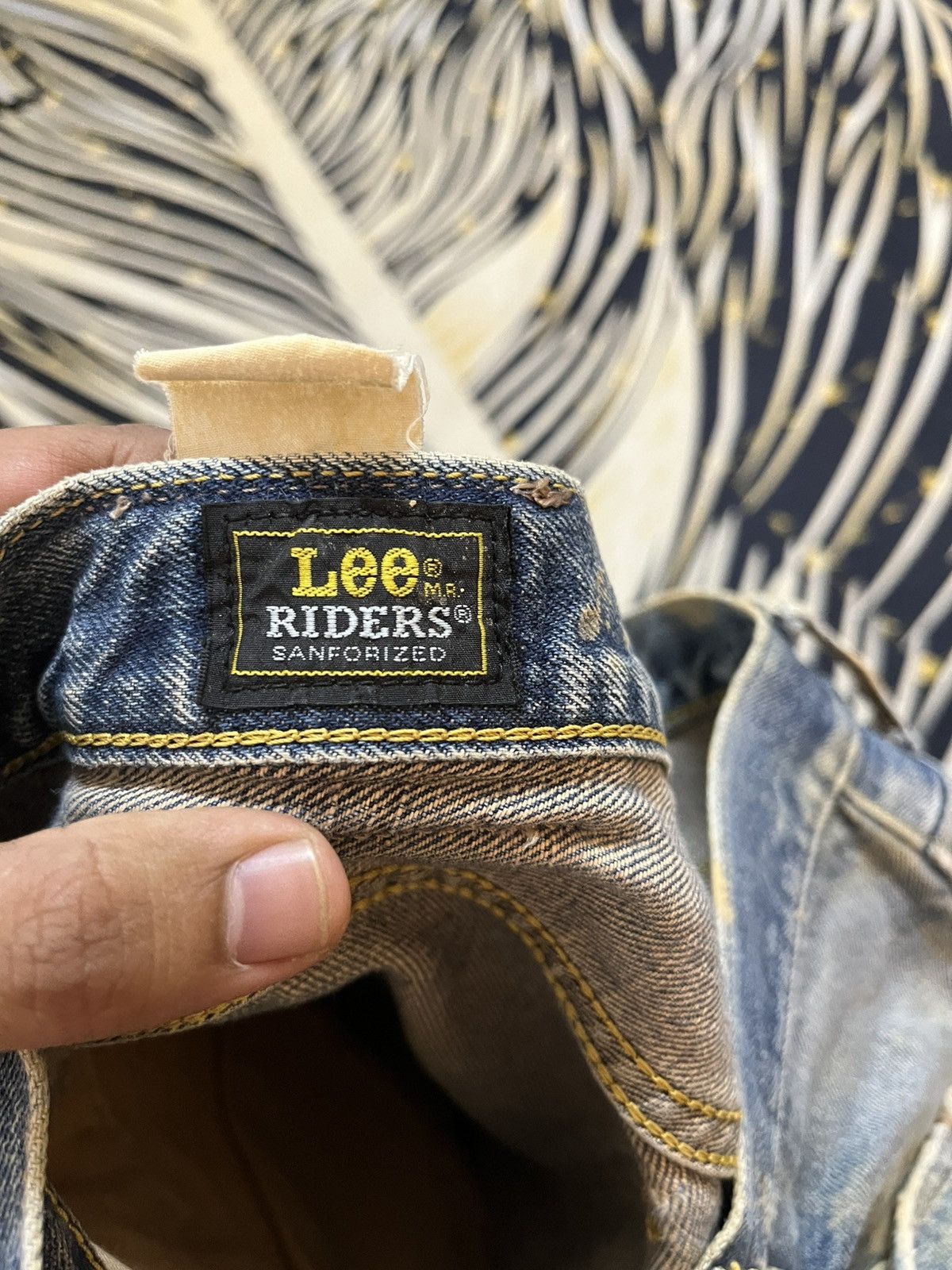 Lee Vintage Lee MR Mudwash Ripped Distressed Denjm Size US 31 - 9 Thumbnail